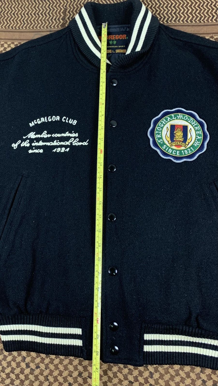 McGregor McGregor Club Varsity Jacket Rugby Club Patches Size US L / EU 52-54 / 3 - 22 Thumbnail