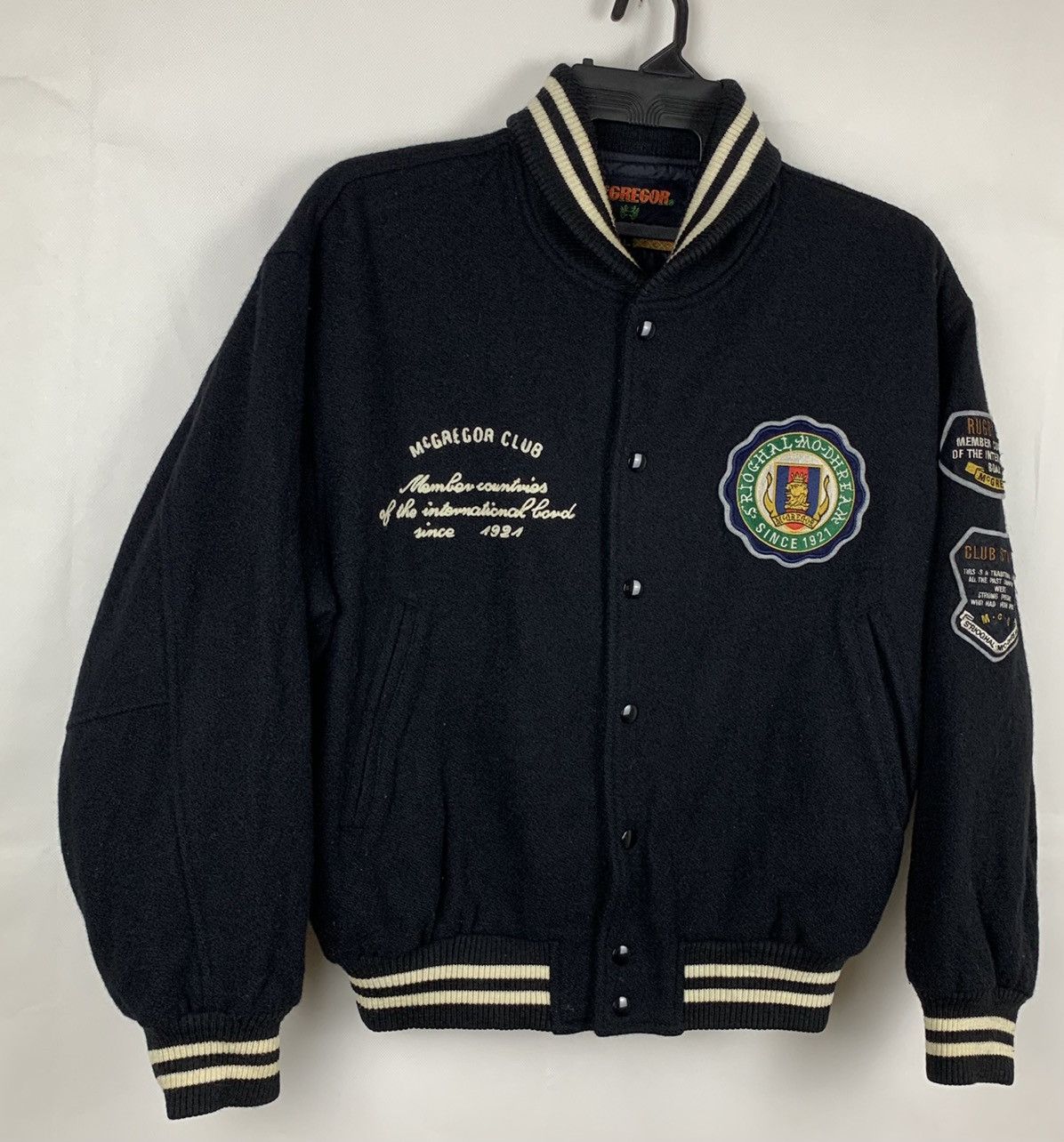 McGregor McGregor Club Varsity Jacket Rugby Club Patches Size US L / EU 52-54 / 3 - 3 Thumbnail