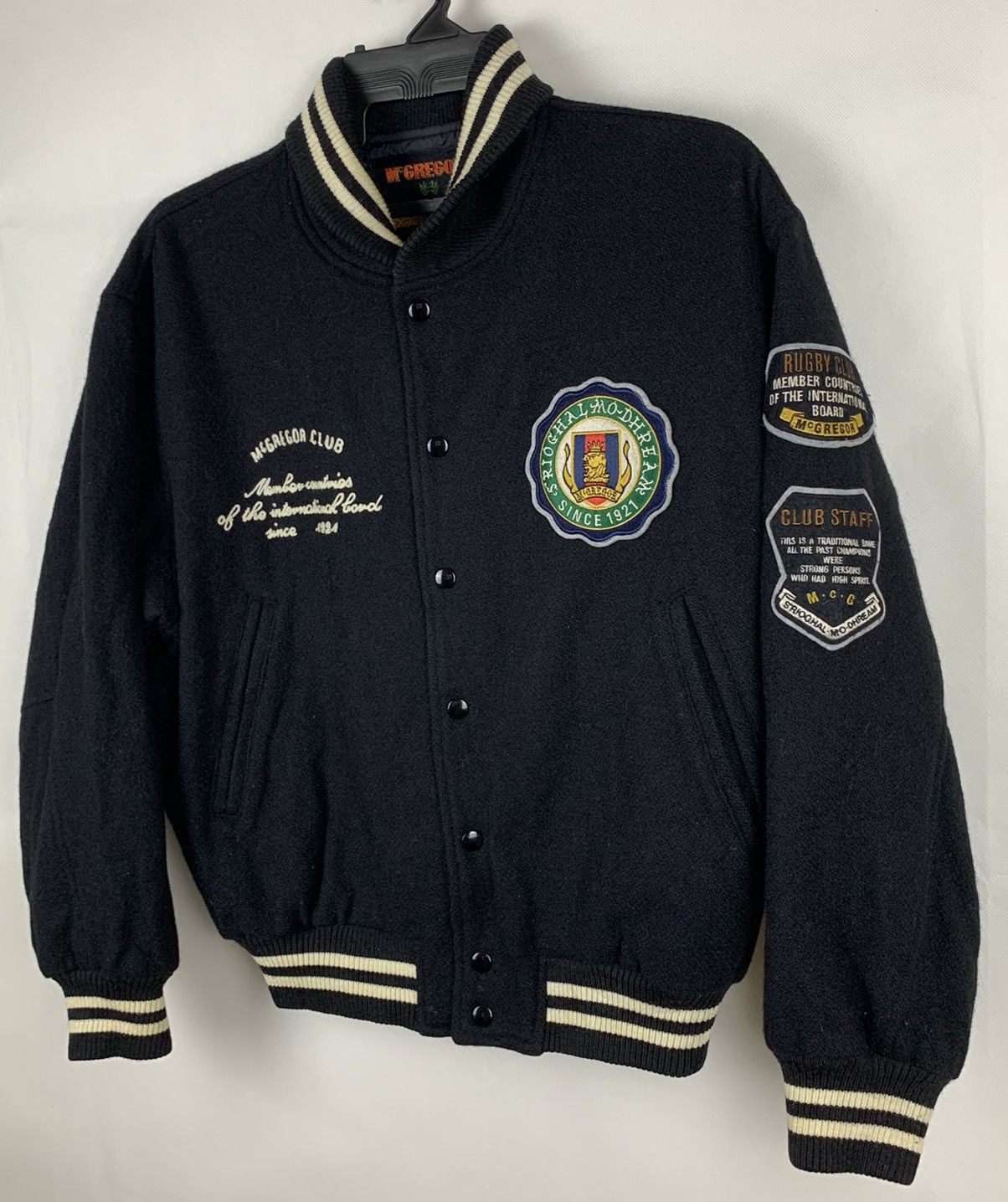 McGregor McGregor Club Varsity Jacket Rugby Club Patches Size US L / EU 52-54 / 3 - 2 Thumbnail