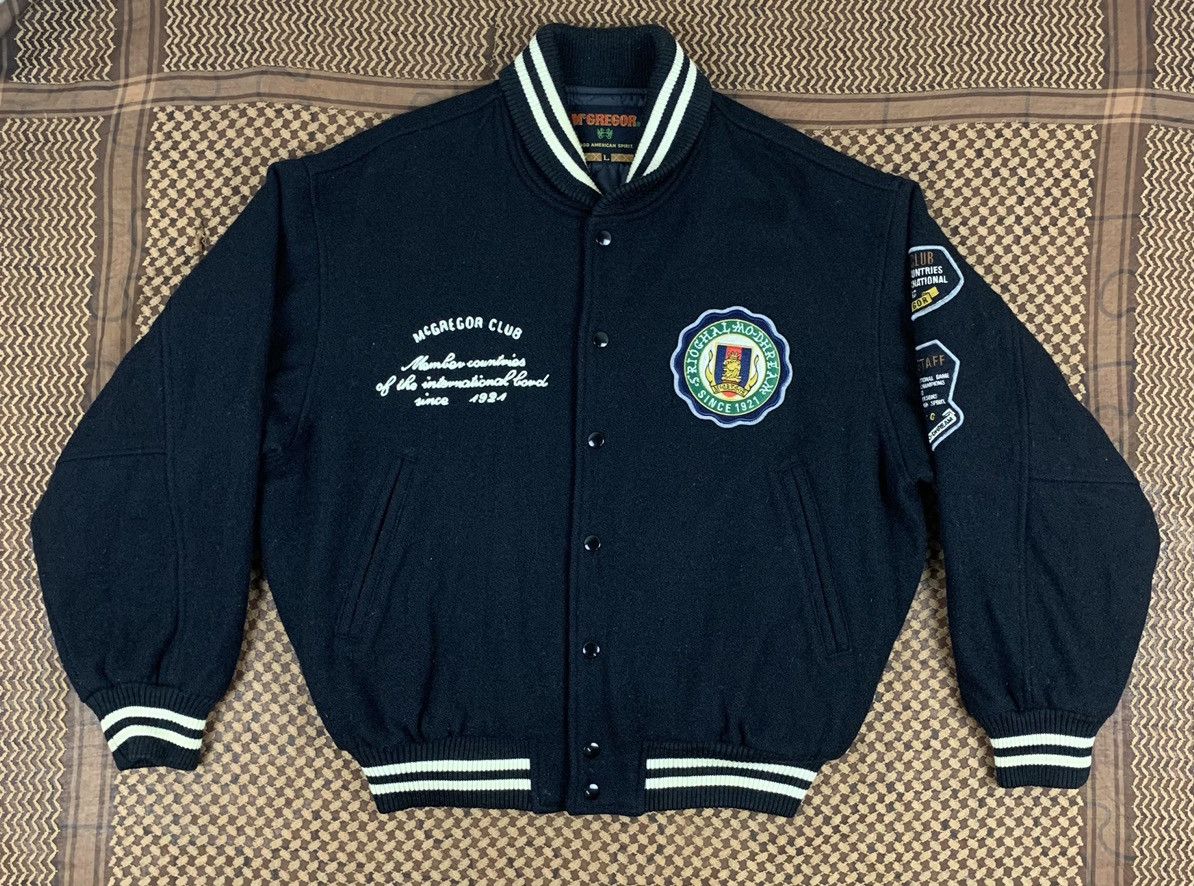 McGregor McGregor Club Varsity Jacket Rugby Club Patches Size US L / EU 52-54 / 3 - 20 Thumbnail