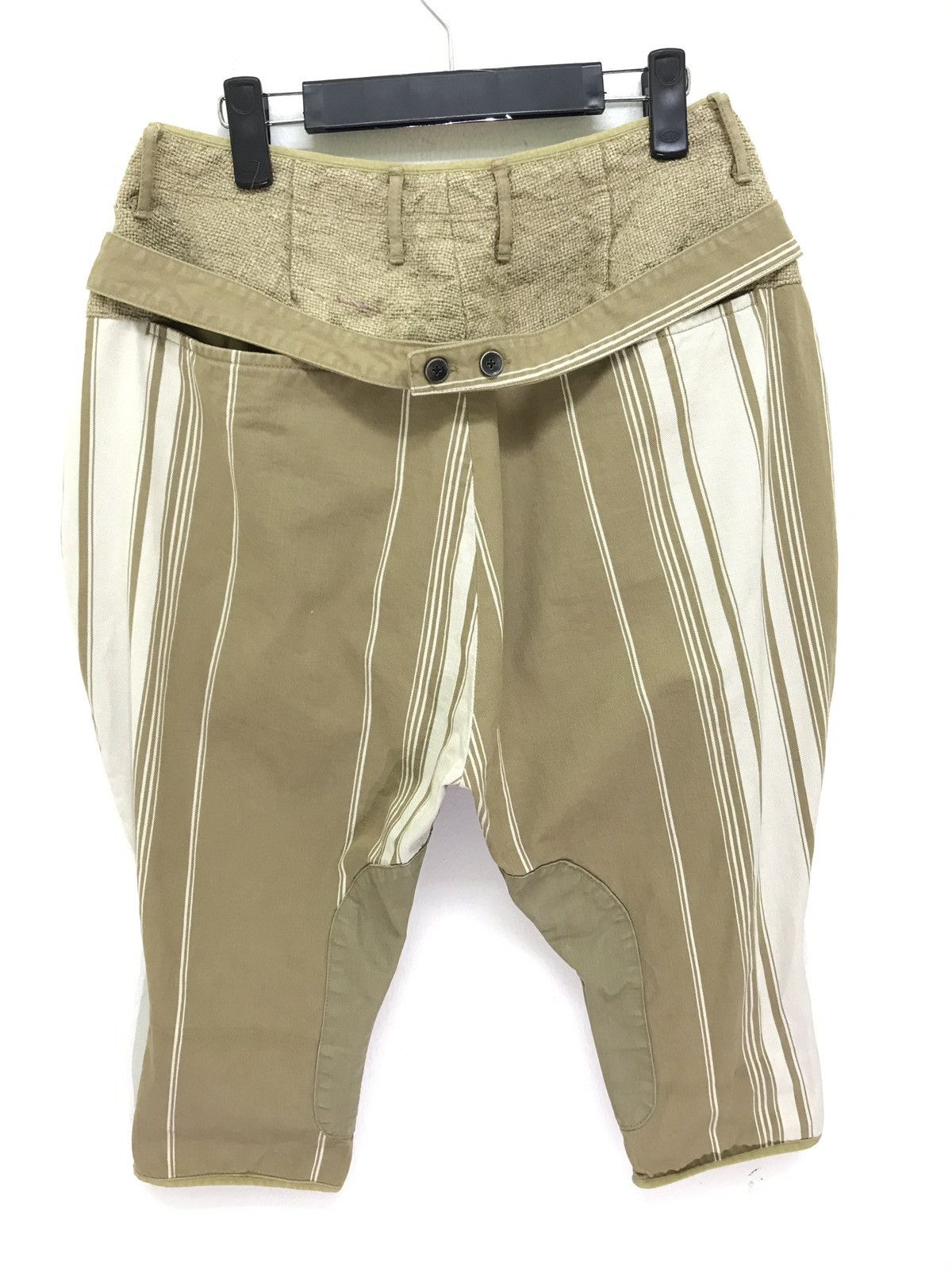 Kapital Kapital Cropped Pant Striped Hybrid Woven Linen Size US 28 / EU 44 - 1 Thumbnail