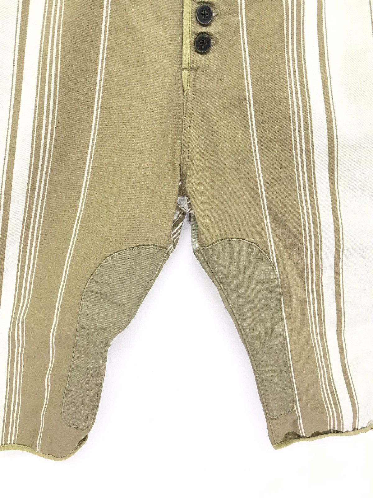 Kapital Kapital Cropped Pant Striped Hybrid Woven Linen Size US 28 / EU 44 - 5 Thumbnail