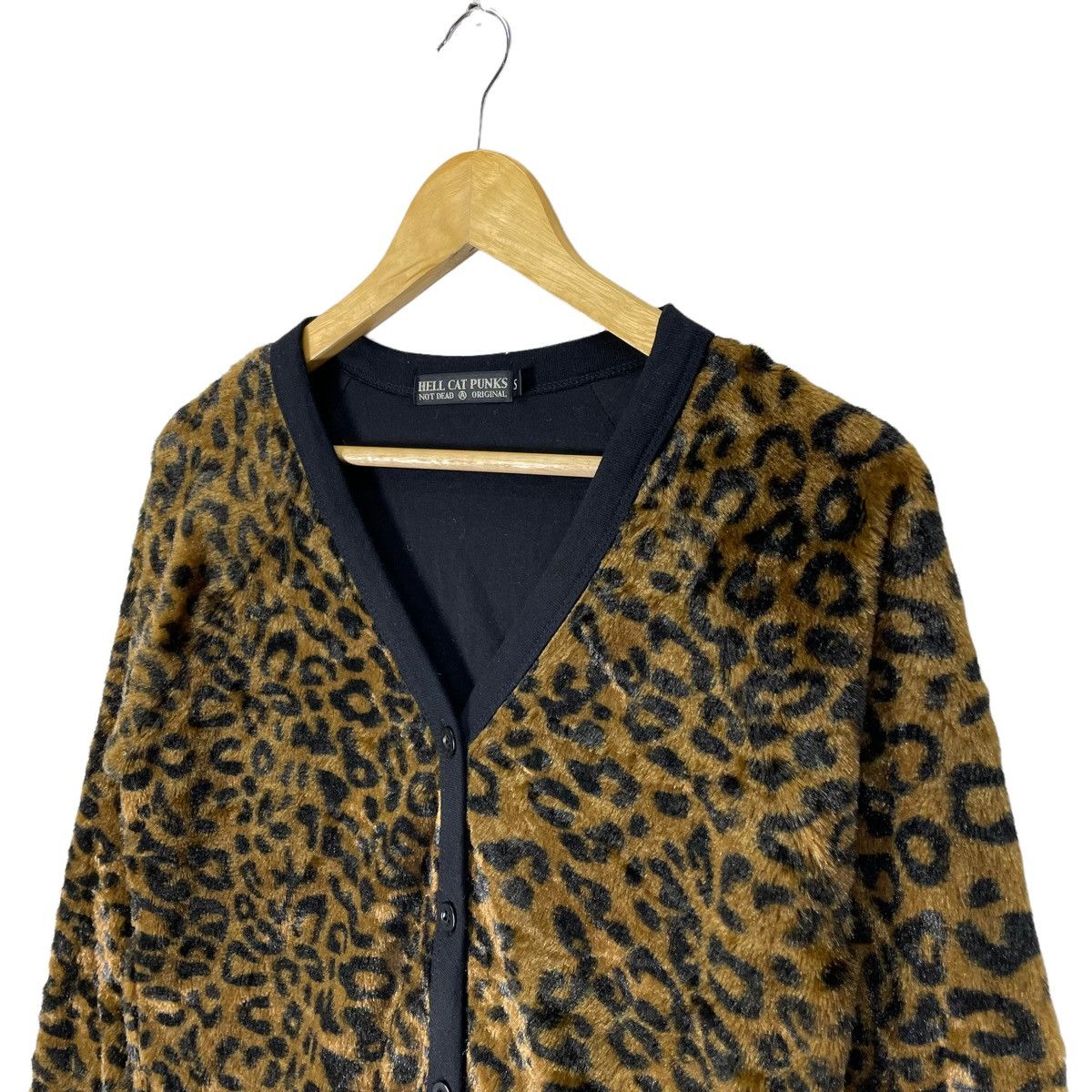 Japanese Brand × Seditionaries 🔥HELL CAT PUNKS LEOPARD VELVET CARDIGAN Size S / US 4 / IT 40 - 4 Thumbnail