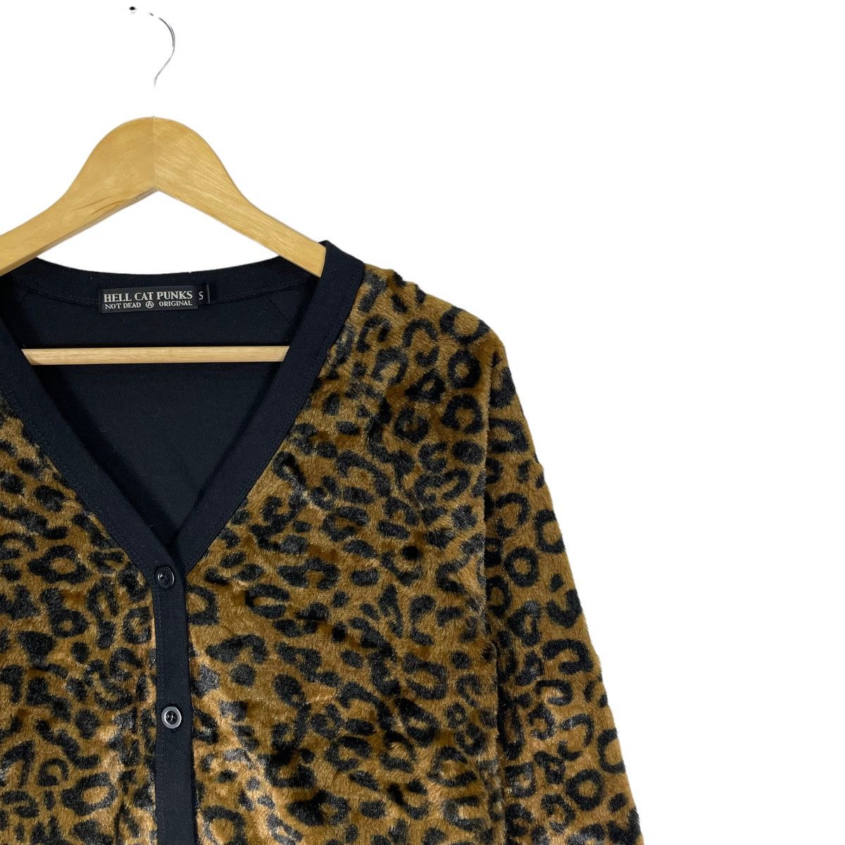 Japanese Brand × Seditionaries 🔥HELL CAT PUNKS LEOPARD VELVET CARDIGAN Size S / US 4 / IT 40 - 3 Thumbnail