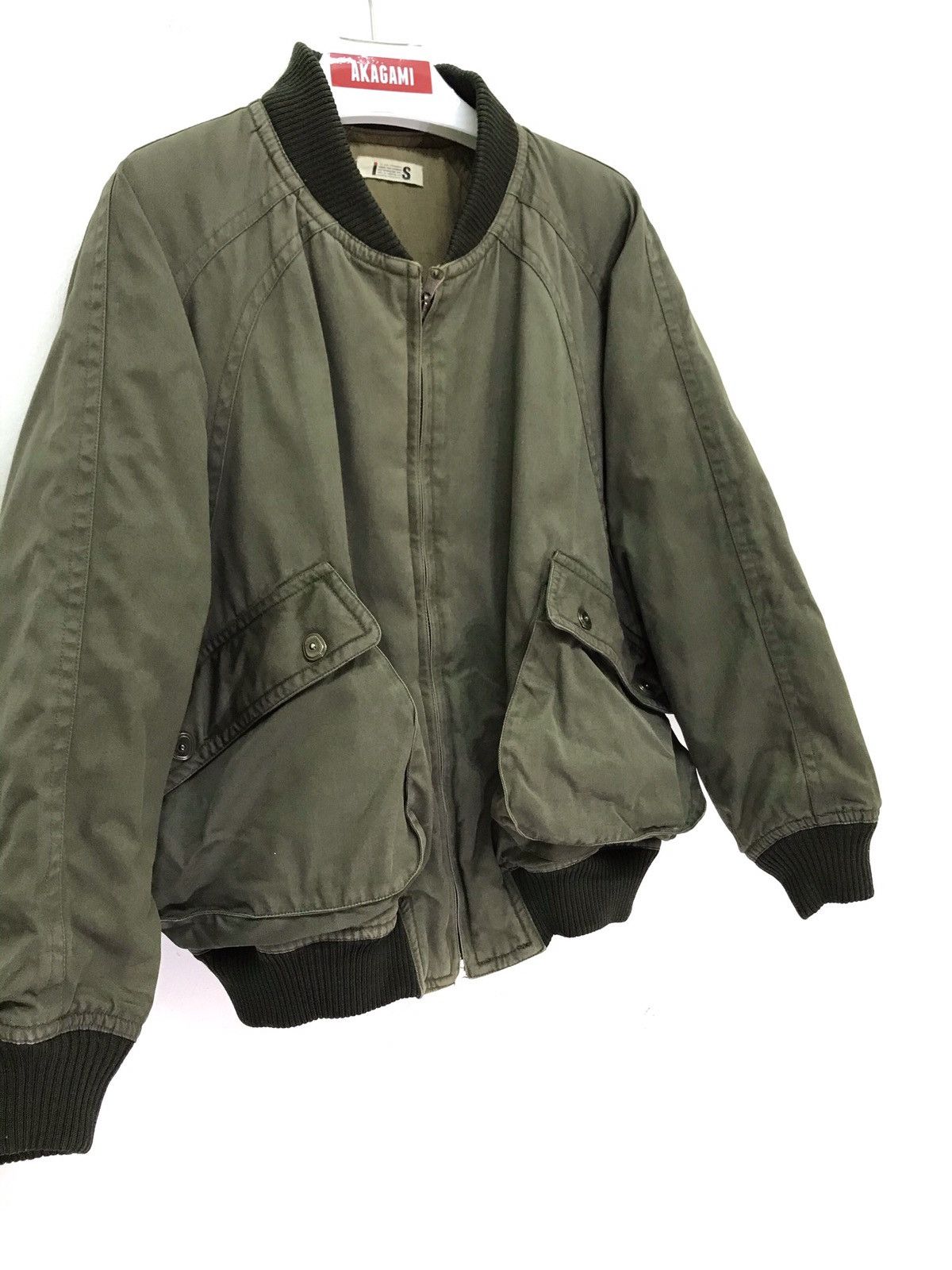 Issey Miyake ☢Rare Colour 80s I.S. Issey Sport⚡ Reversible Bomber Jacket Size US M / EU 48-50 / 2 - 8 Thumbnail