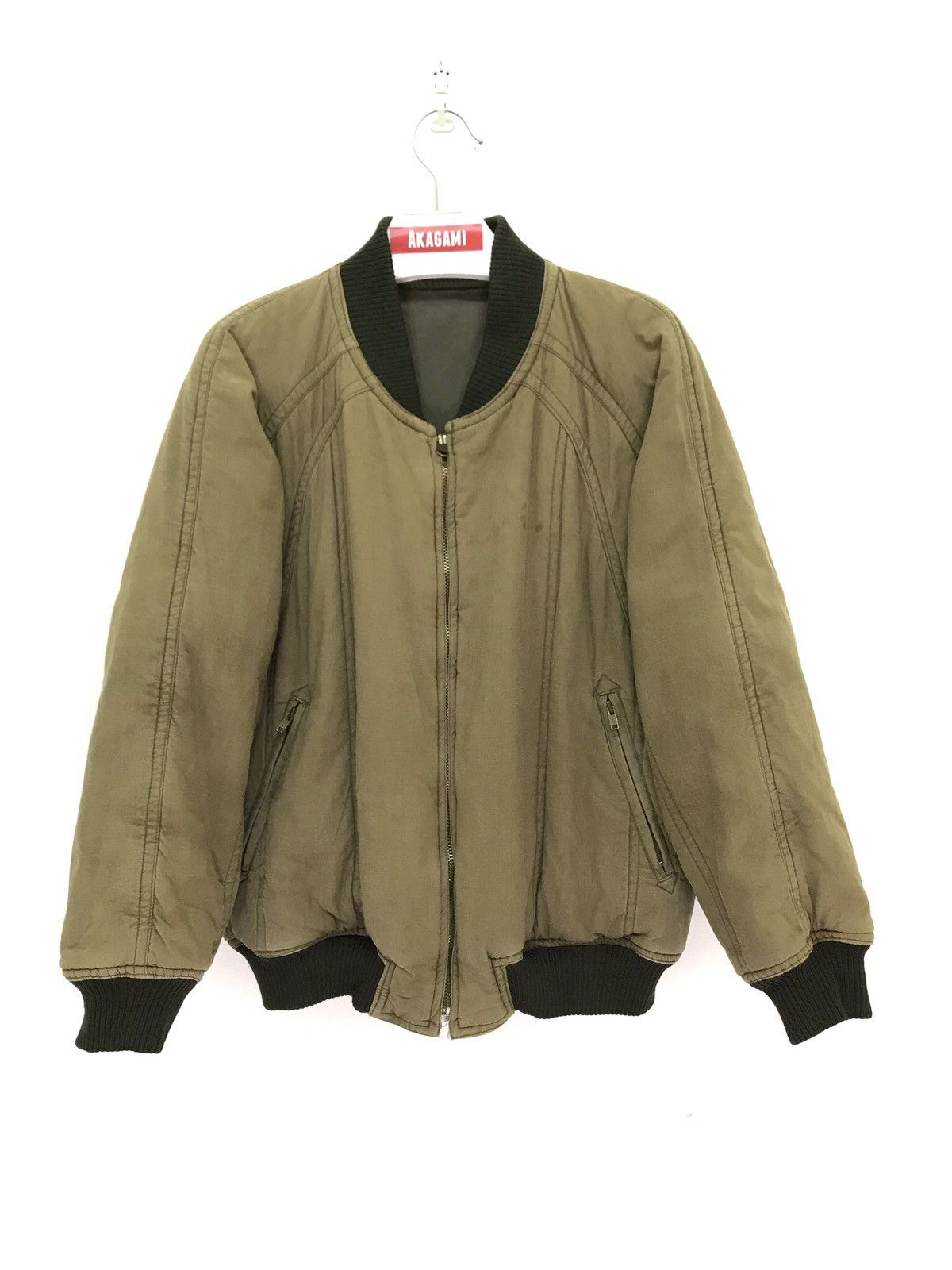 Issey Miyake ☢Rare Colour 80s I.S. Issey Sport⚡ Reversible Bomber Jacket Size US M / EU 48-50 / 2 - 4 Thumbnail