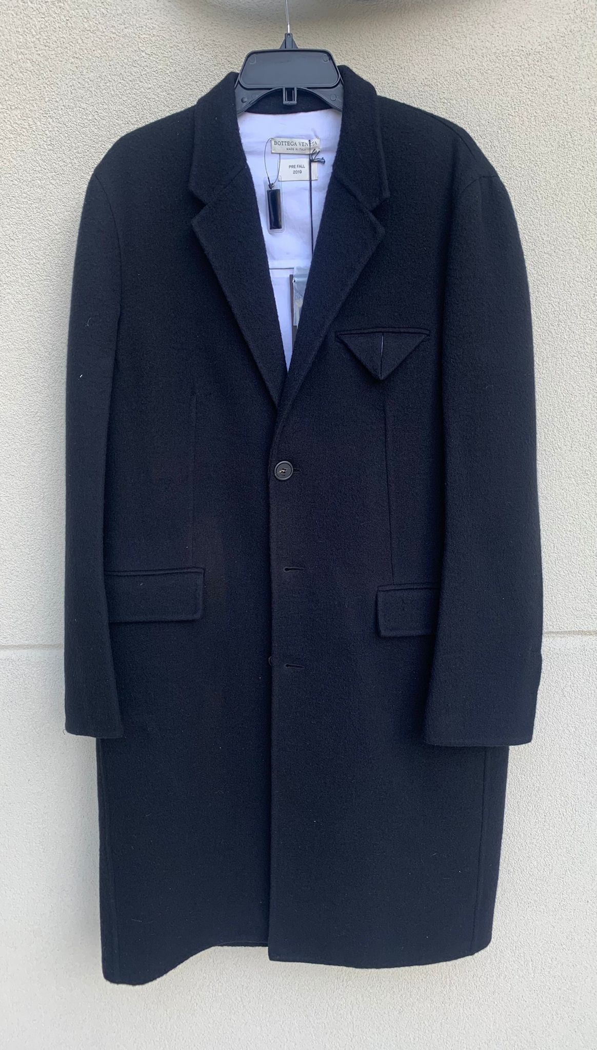 Bottega Veneta o1rshd1 Double Face Cashmere Coat in Black Size US M / EU 48-50 / 2 - 1 Thumbnail