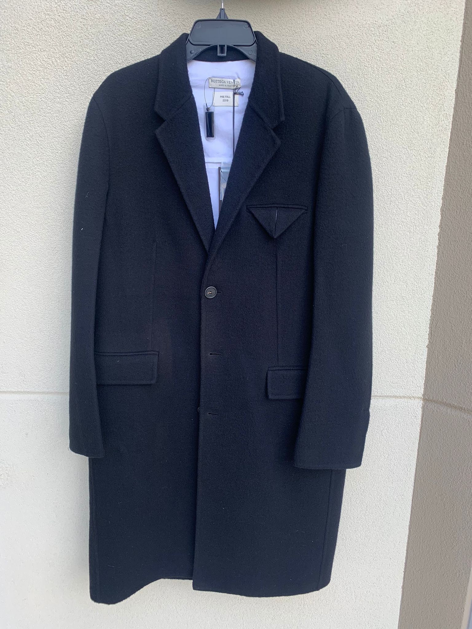 Bottega Veneta o1rshd1 Double Face Cashmere Coat in Black Size US M / EU 48-50 / 2 - 3 Thumbnail