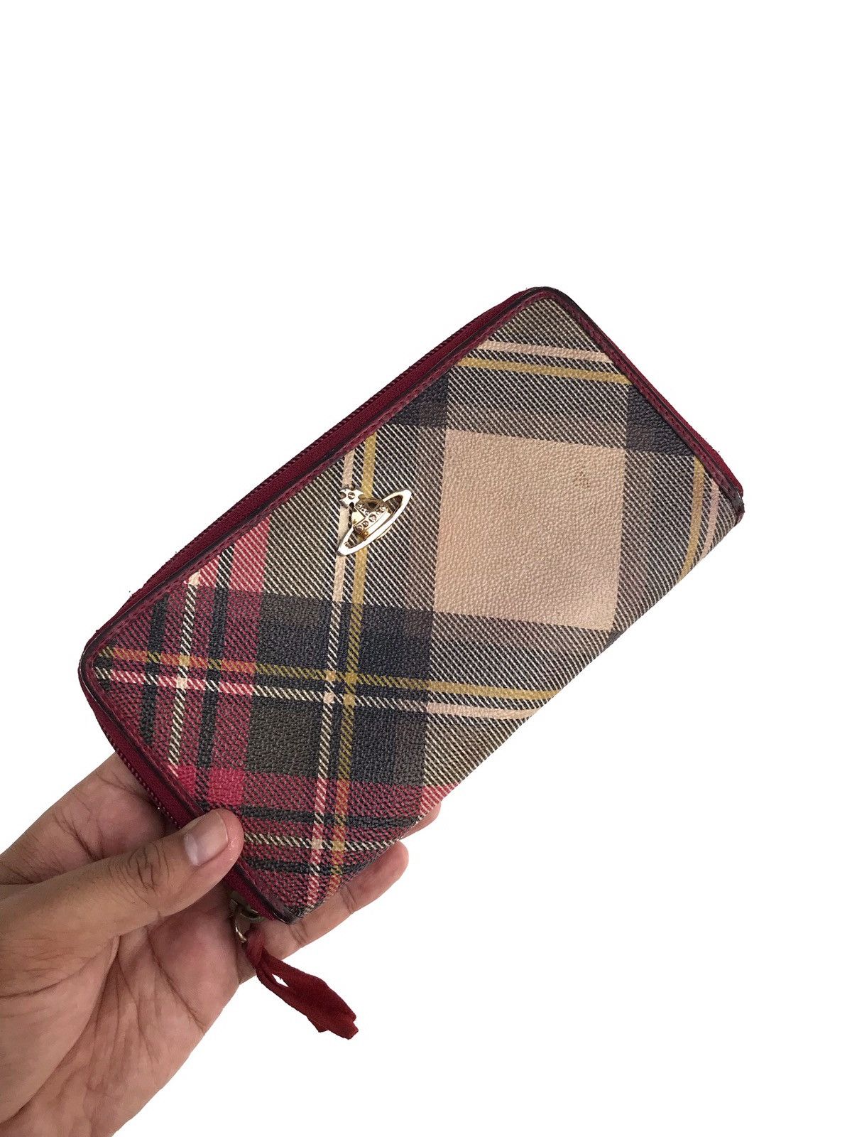 Vivienne Westwood Vintage Vivienne Westwood Plaid Tartan Full Zipper Wallet Size ONE SIZE - 6 Thumbnail