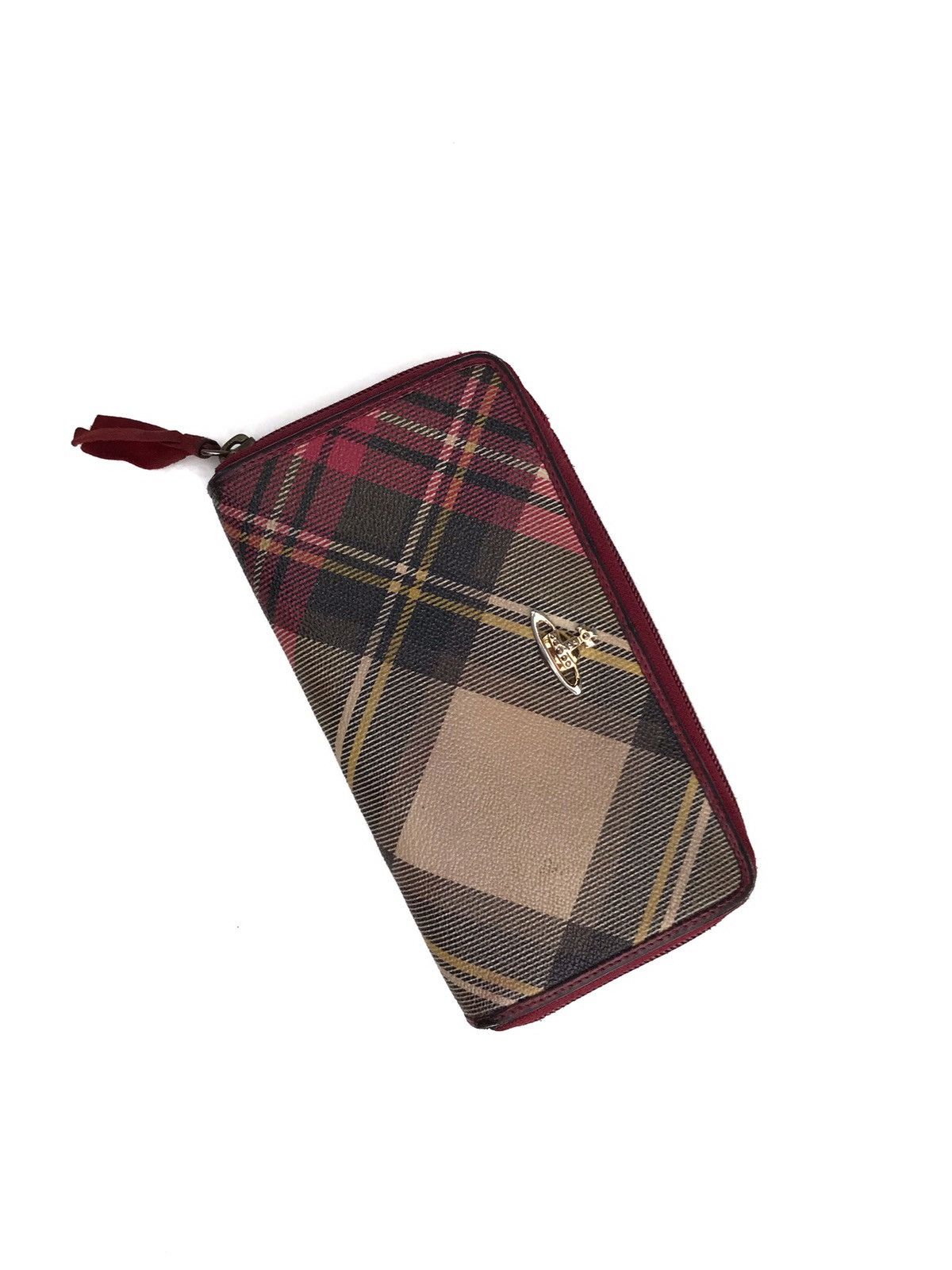 Vivienne Westwood Vintage Vivienne Westwood Plaid Tartan Full Zipper Wallet Size ONE SIZE - 2 Thumbnail