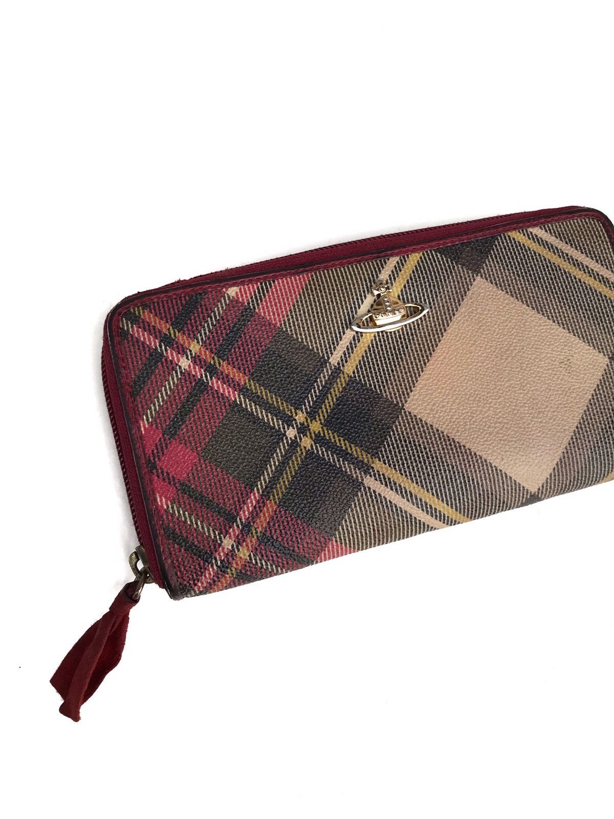 Vivienne Westwood Vintage Vivienne Westwood Plaid Tartan Full Zipper Wallet Size ONE SIZE - 3 Thumbnail