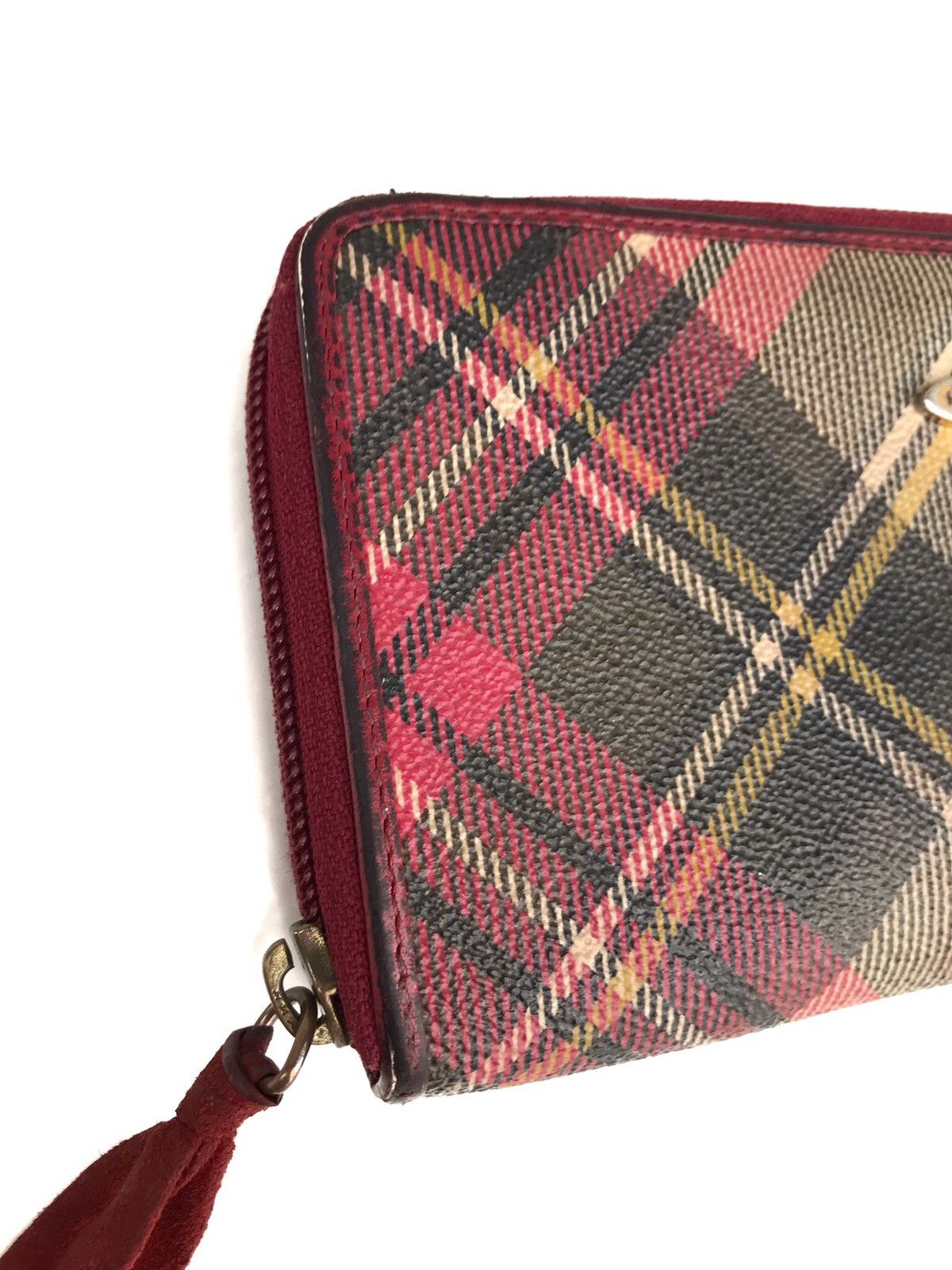 Vivienne Westwood Vintage Vivienne Westwood Plaid Tartan Full Zipper Wallet Size ONE SIZE - 5 Thumbnail