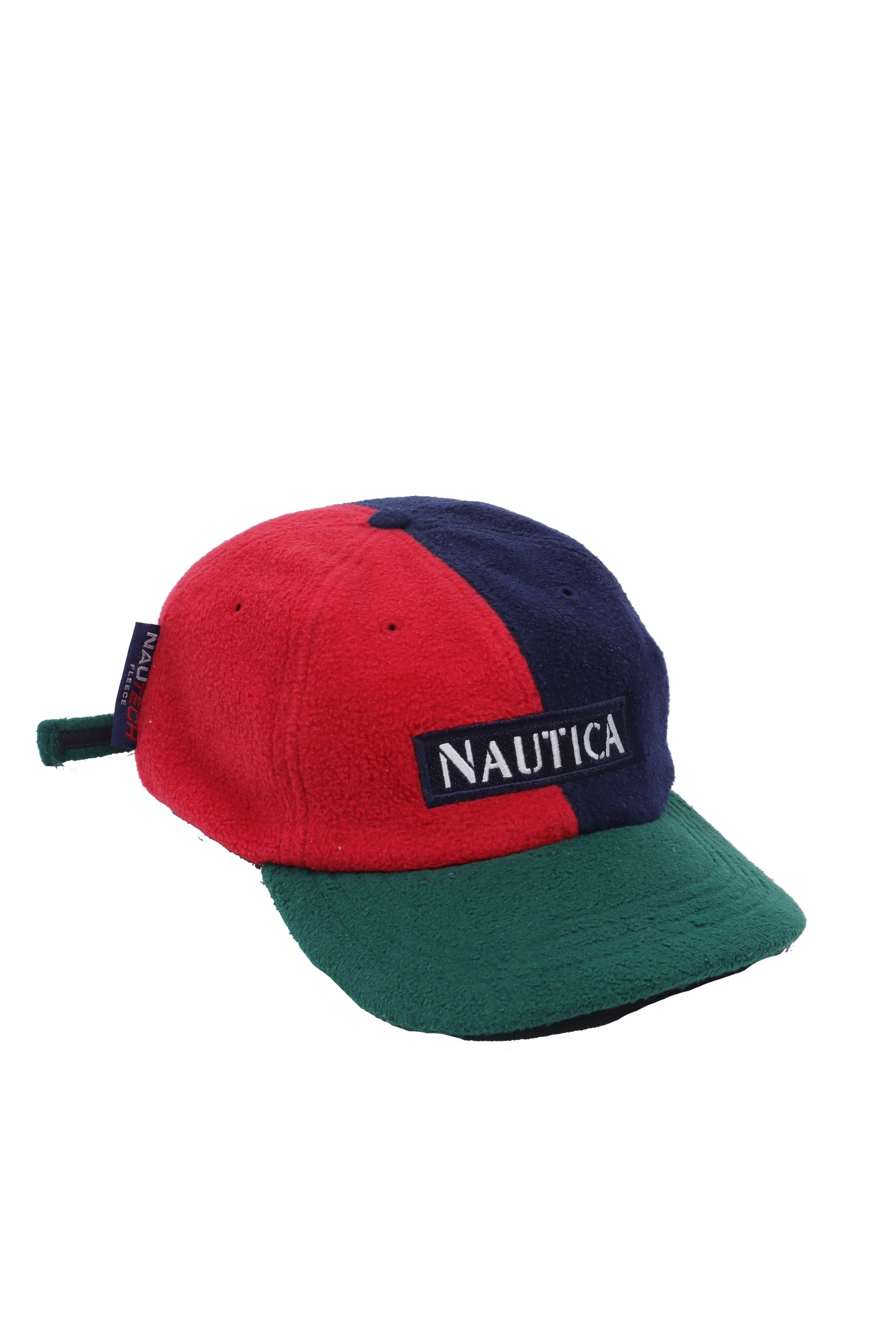 Nautica × Vintage Nautica Fleece Patchwork Cap Size ONE SIZE - 1 Thumbnail