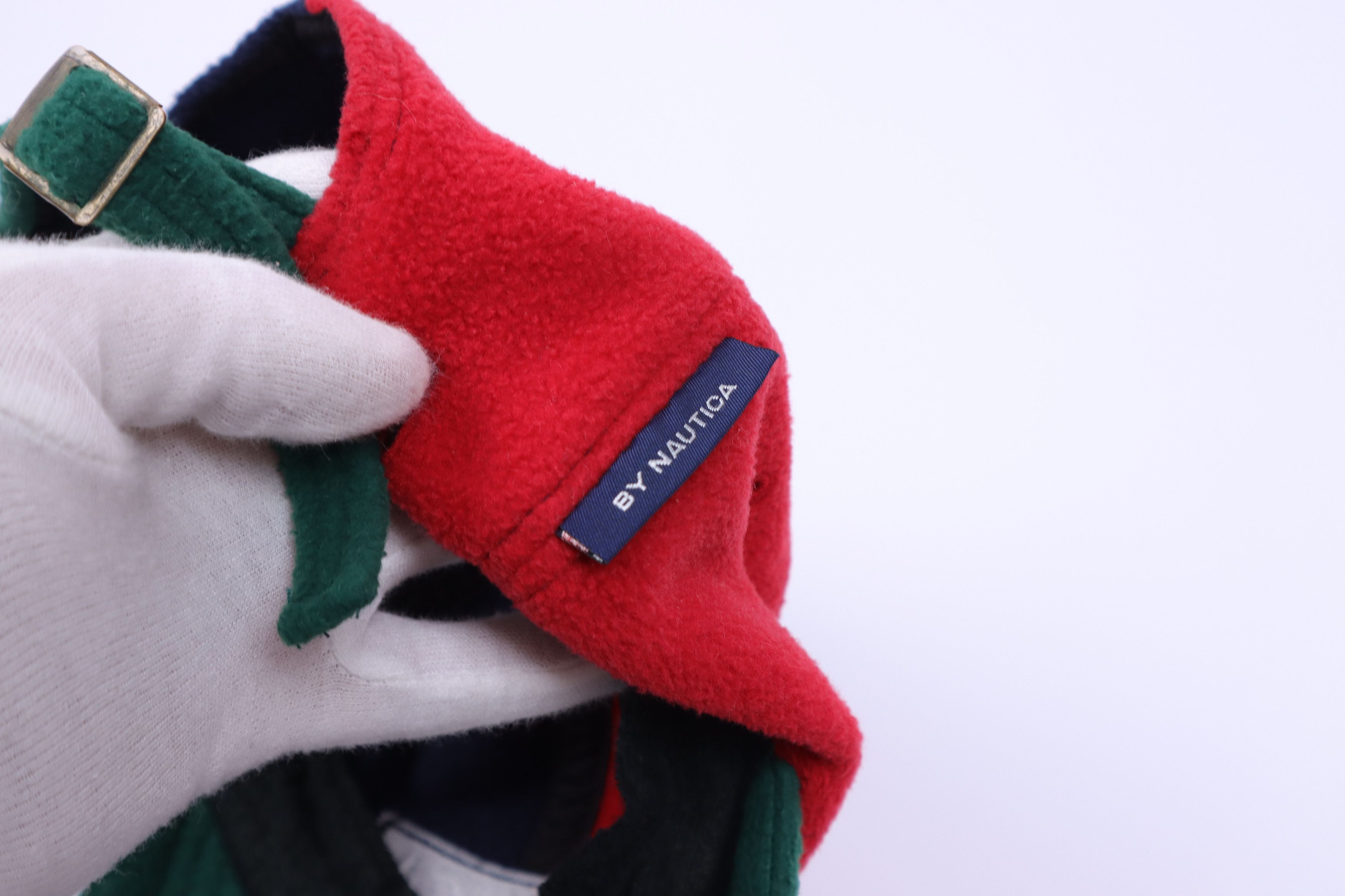 Nautica × Vintage Nautica Fleece Patchwork Cap Size ONE SIZE - 5 Thumbnail