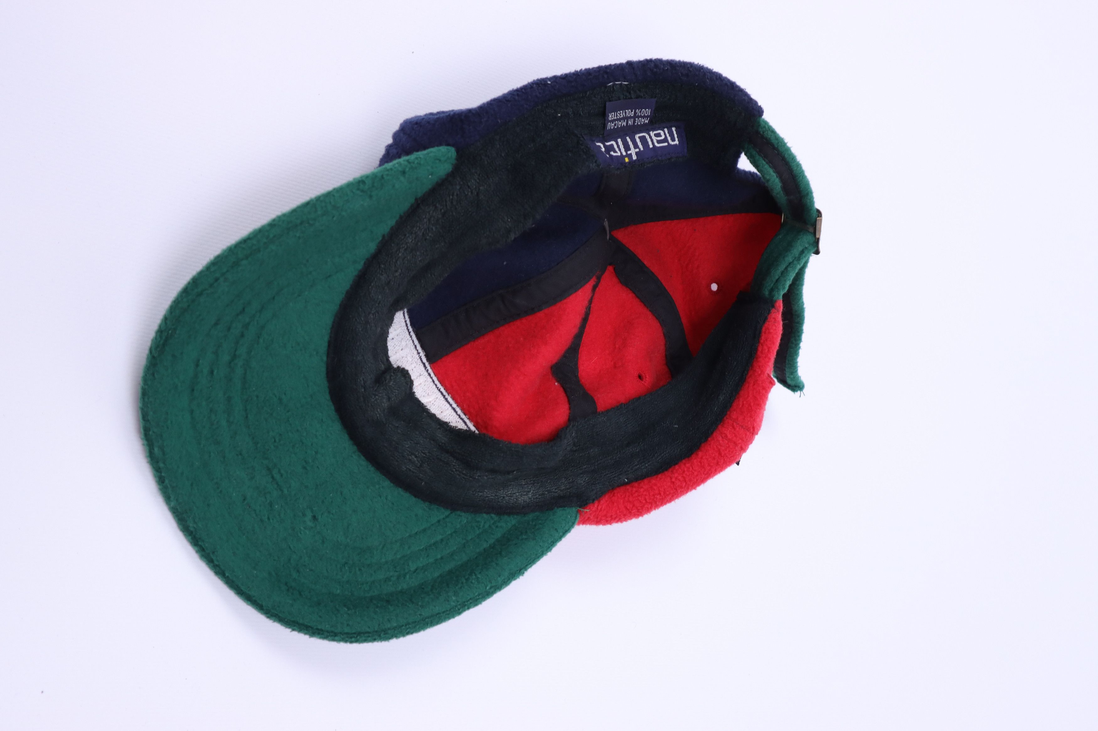 Nautica × Vintage Nautica Fleece Patchwork Cap Size ONE SIZE - 3 Thumbnail