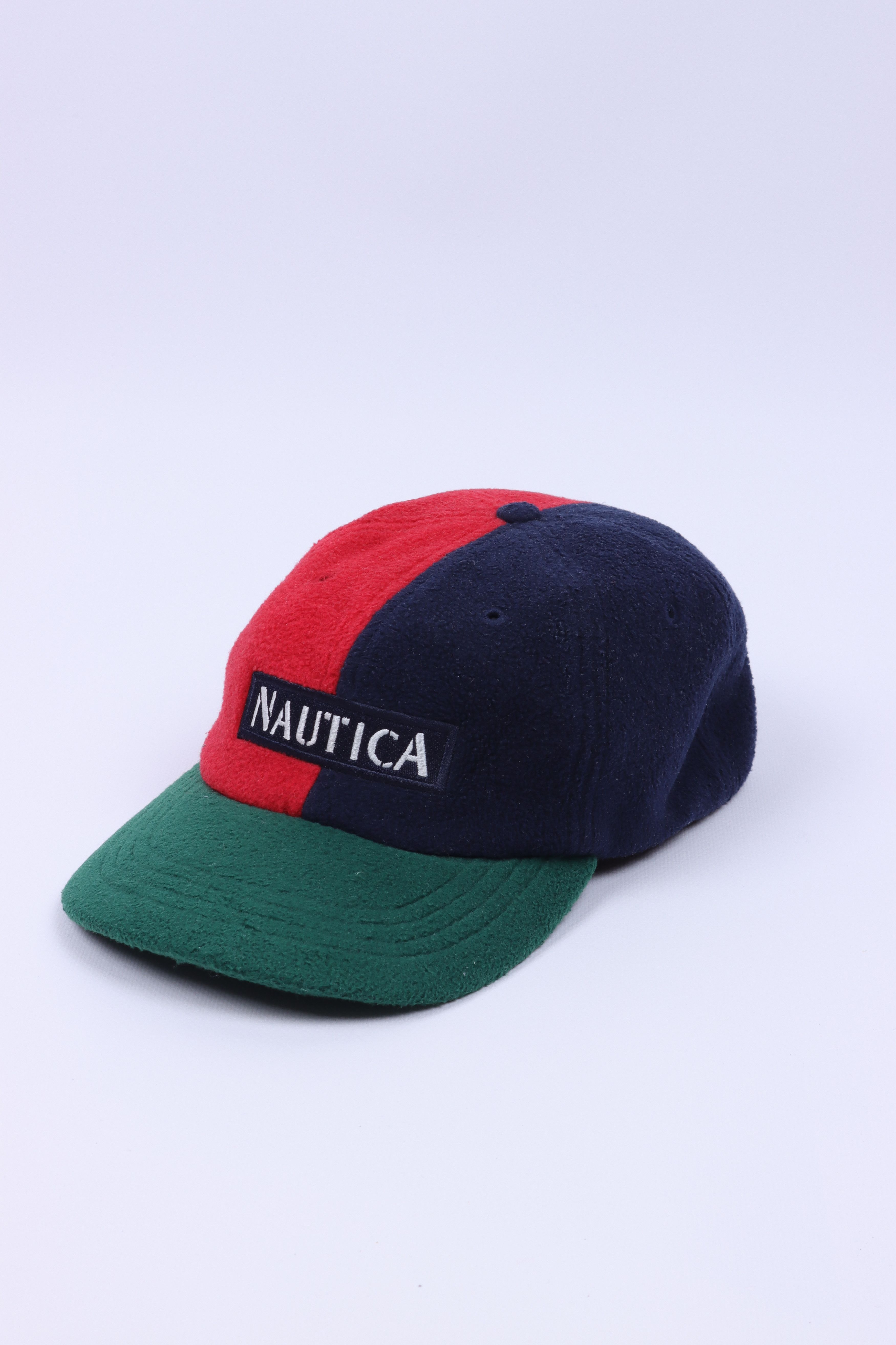 Nautica × Vintage Nautica Fleece Patchwork Cap Size ONE SIZE - 2 Thumbnail