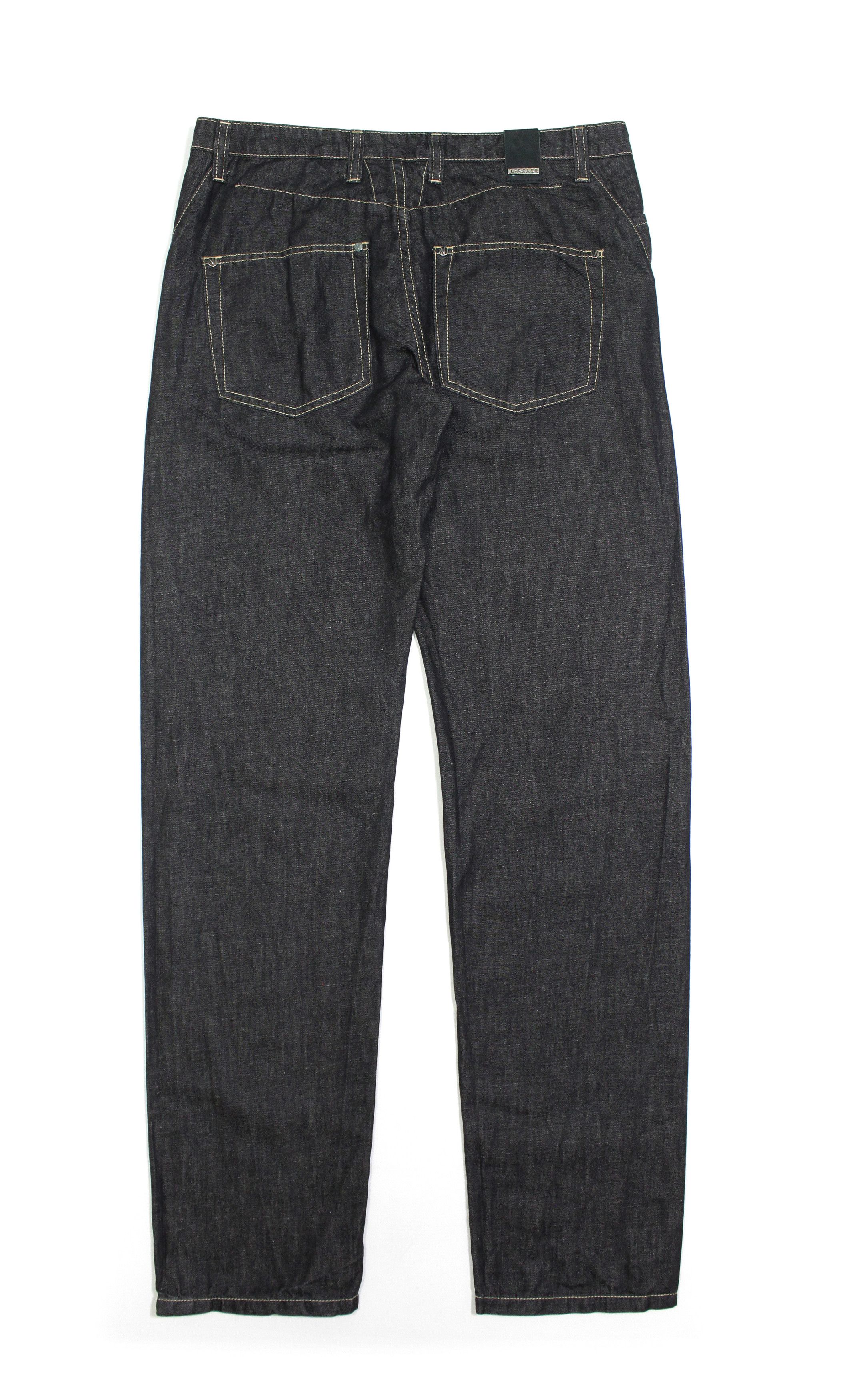 Versace Collection Black Jeans Size US 33 - 2 Thumbnail