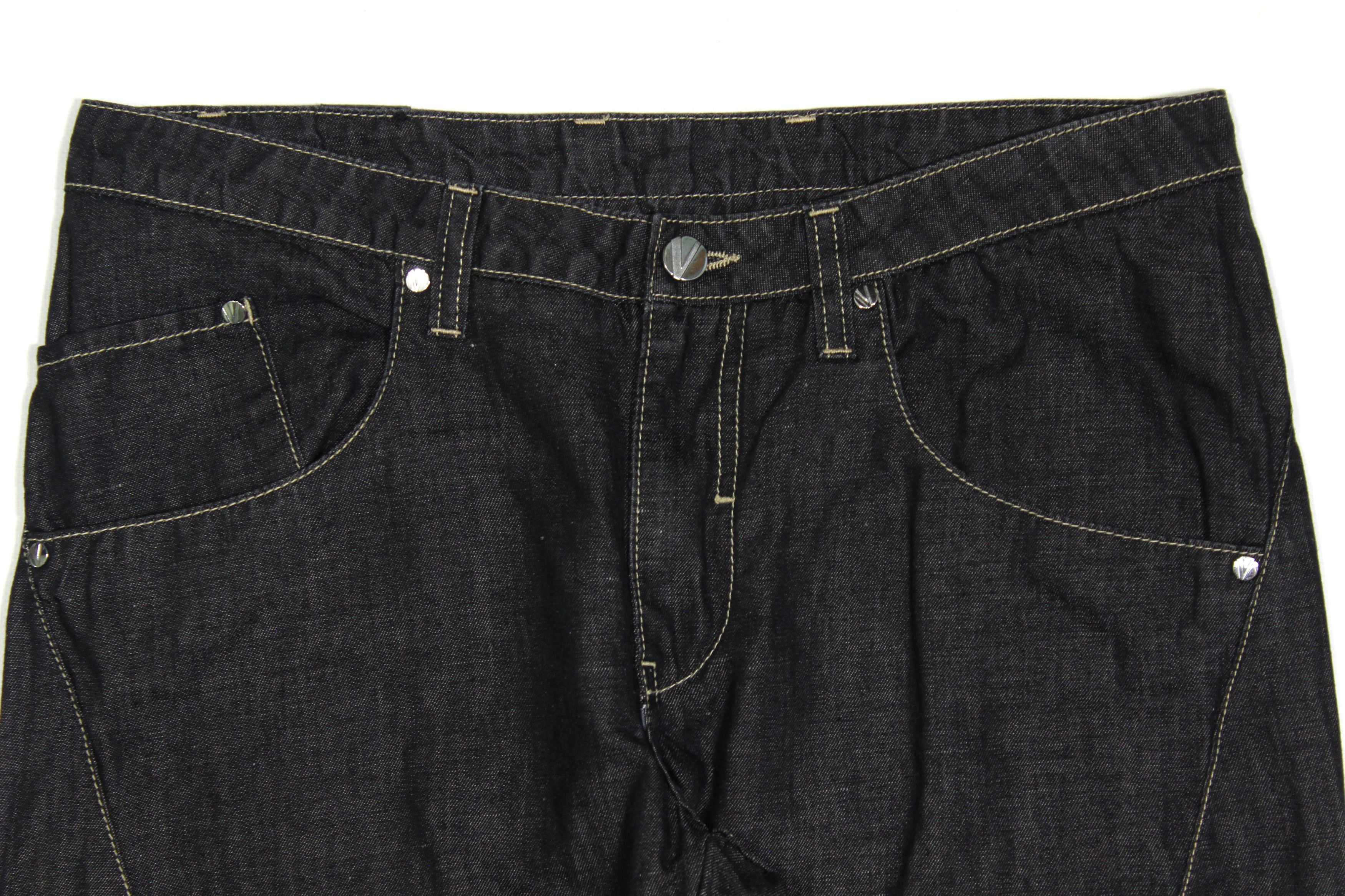 Versace Collection Black Jeans Size US 33 - 3 Thumbnail