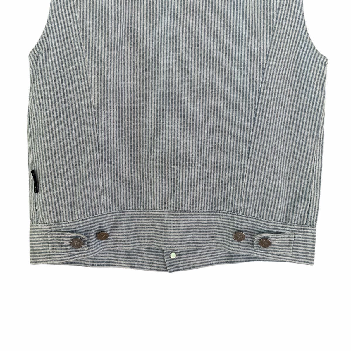 agnes b. Agnes B Hickory Striped Style Vest Size US XS / EU 42 / 0 - 8 Thumbnail
