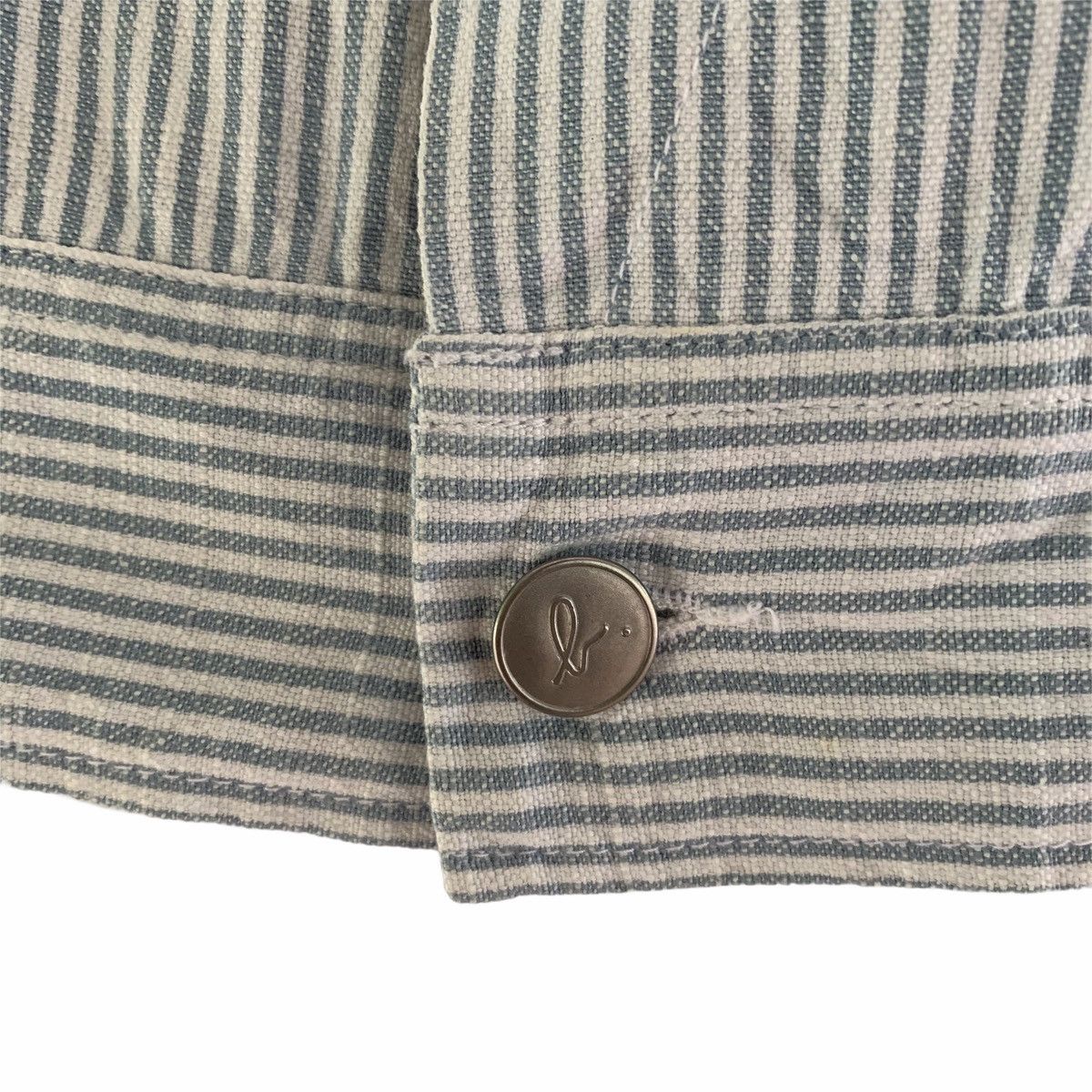 agnes b. Agnes B Hickory Striped Style Vest Size US XS / EU 42 / 0 - 7 Thumbnail