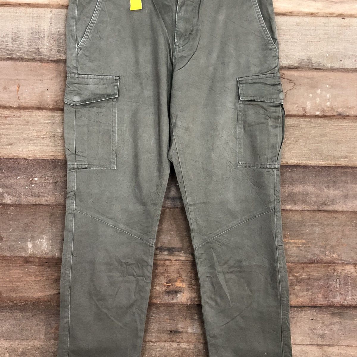 Japanese Brand Japan Green Multipocket Tactical Cargo Pants #2997 Size US 30 / EU 46 - 4 Thumbnail