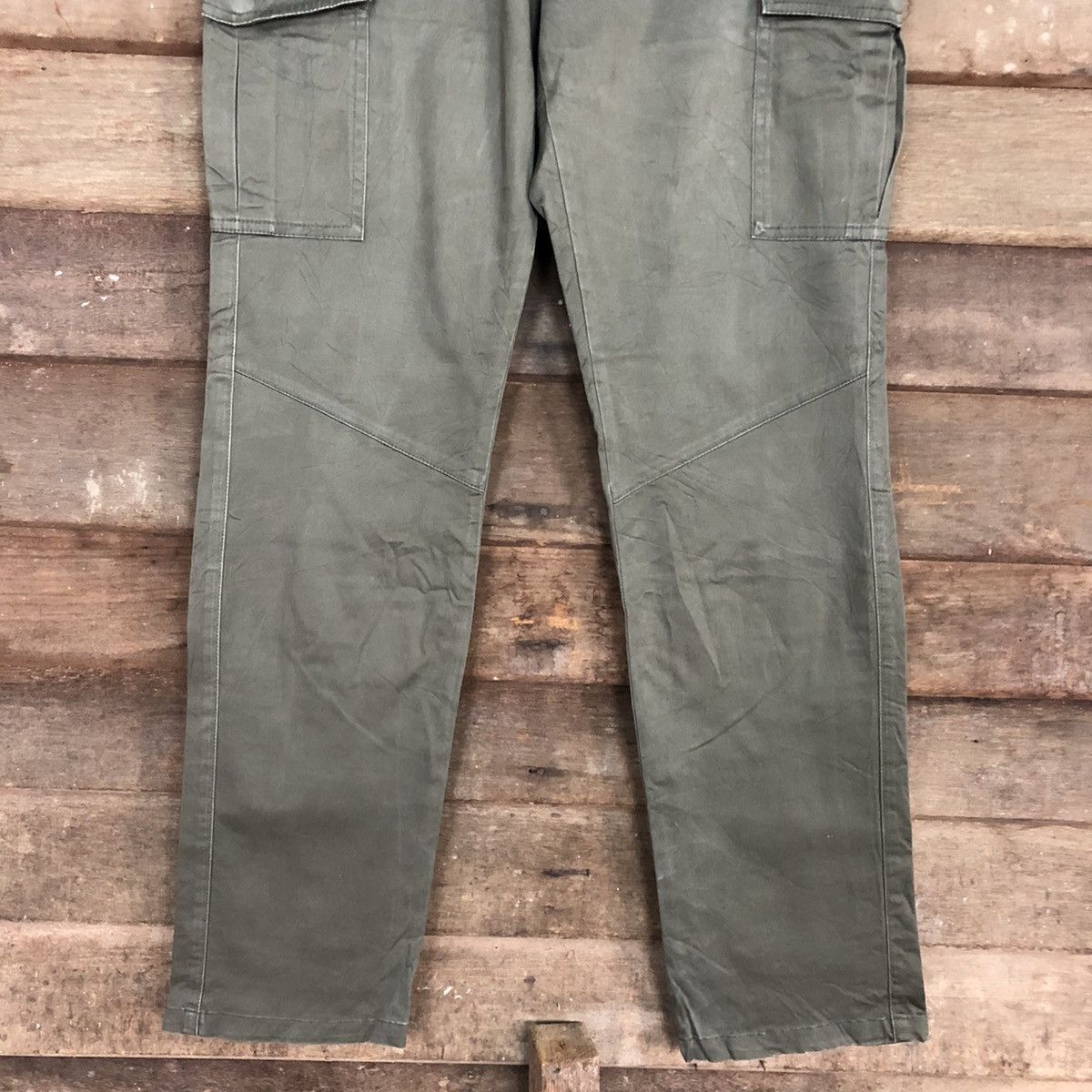Japanese Brand Japan Green Multipocket Tactical Cargo Pants #2997 Size US 30 / EU 46 - 3 Thumbnail