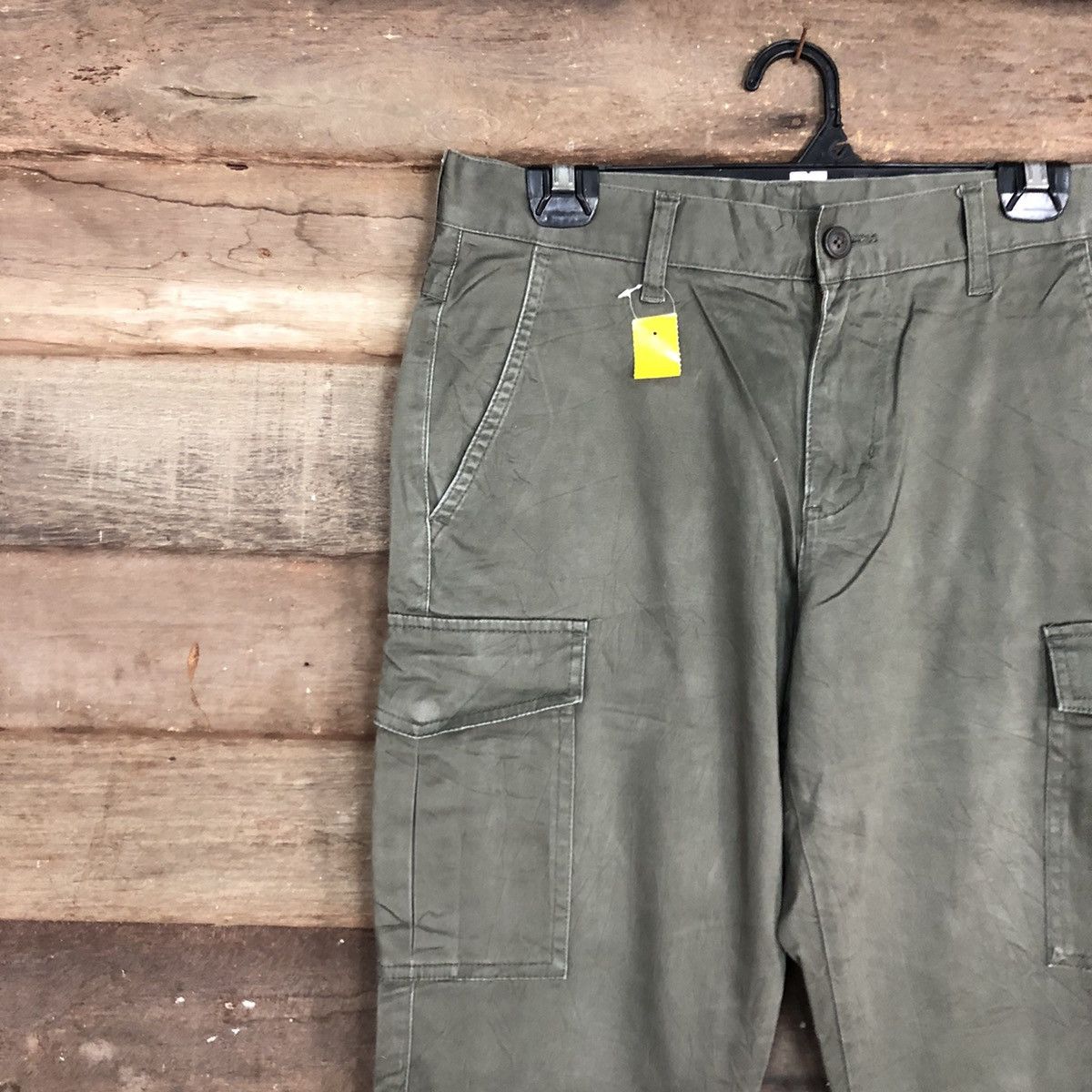 Japanese Brand Japan Green Multipocket Tactical Cargo Pants #2997 Size US 30 / EU 46 - 6 Thumbnail