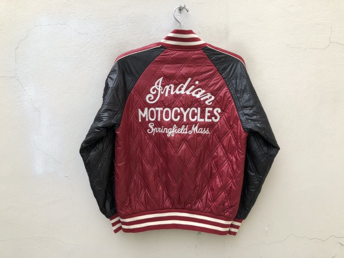 Vintage Indian Motocycles Quilting Polyester Bomber Jacket Size US L / EU 52-54 / 3 - 13 Thumbnail