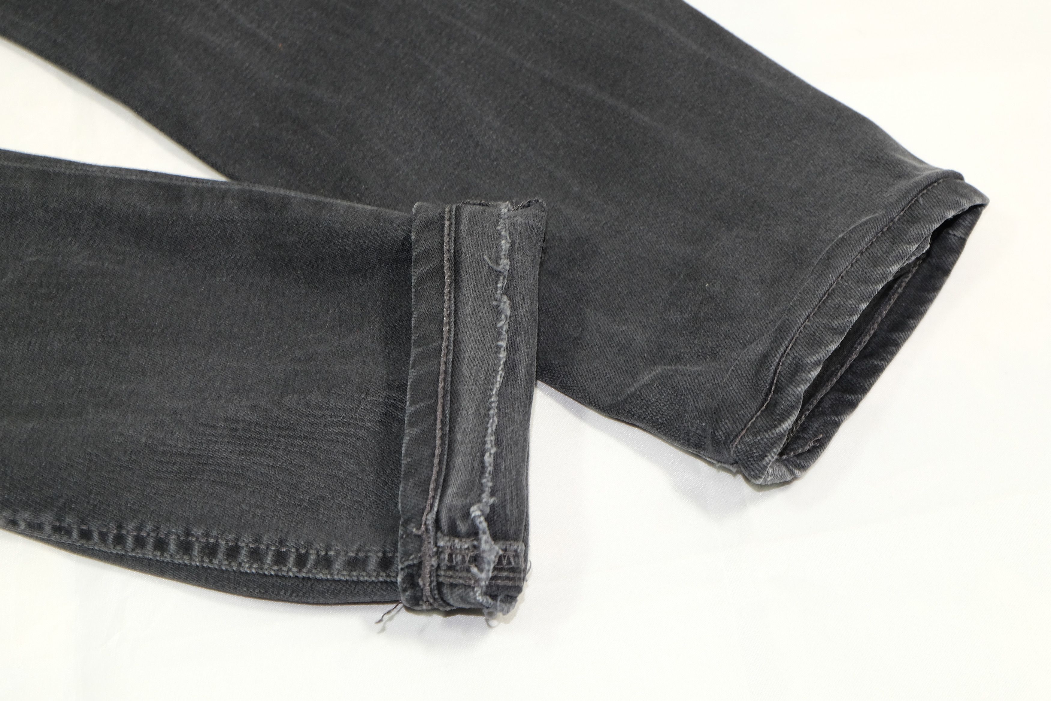 Nudie Jeans Nudie Jeans Pipe Led Monolith Black Denim Skinny Size US 31 - 7 Thumbnail