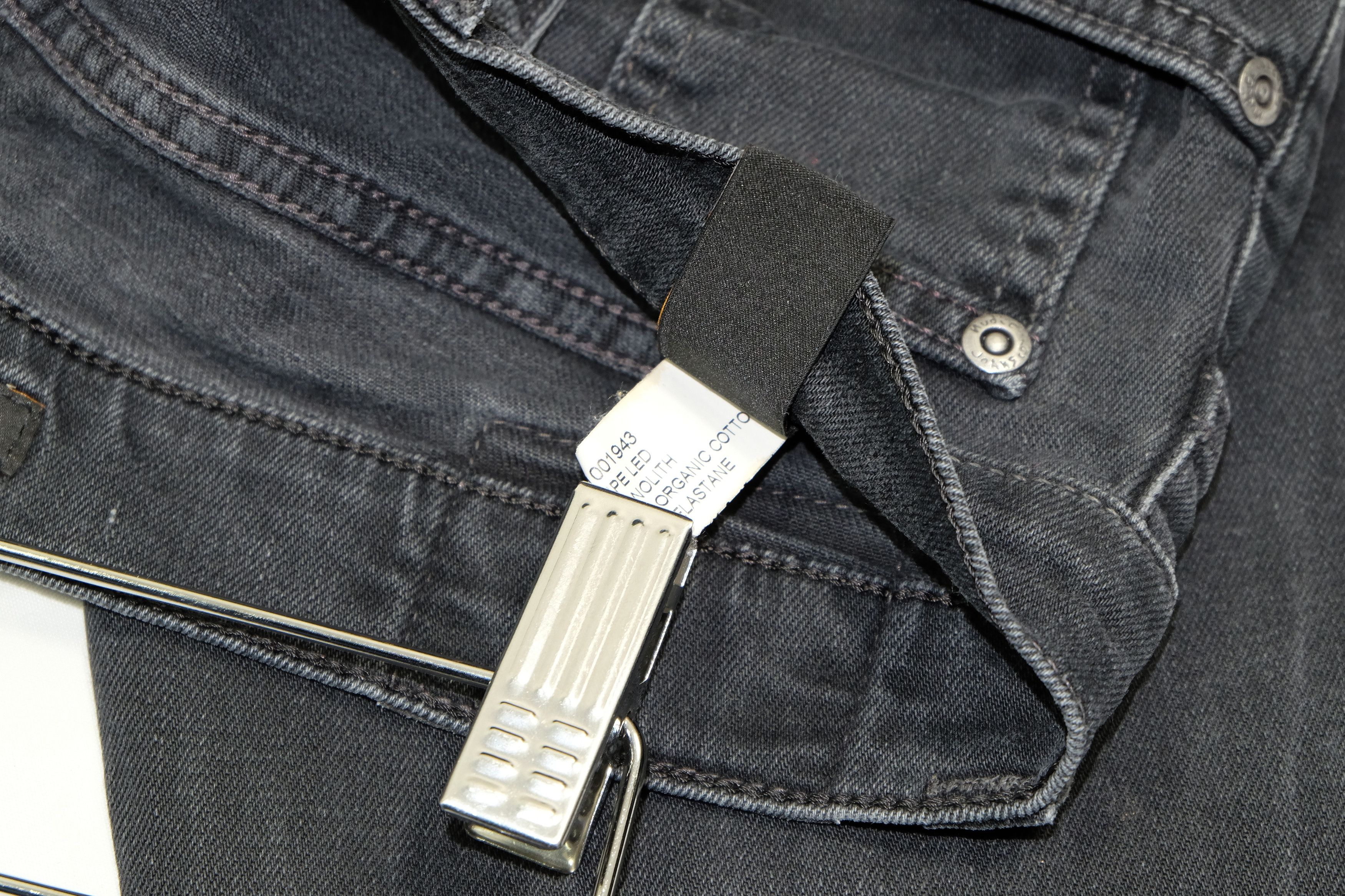 Nudie Jeans Nudie Jeans Pipe Led Monolith Black Denim Skinny Size US 31 - 6 Thumbnail