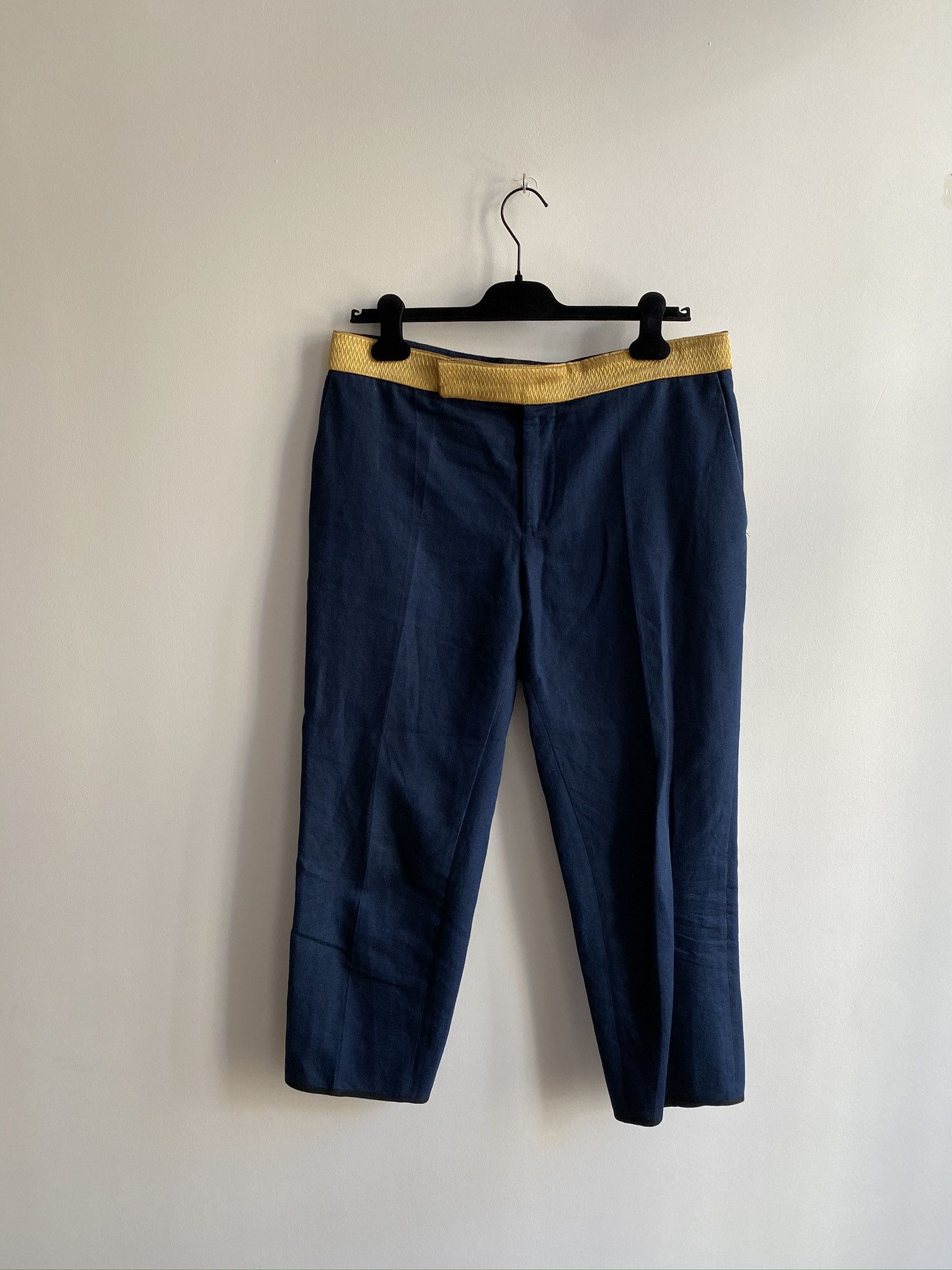 Haider Ackermann Pants with Yellow Belt Size US 36 / EU 52 - 1 Thumbnail