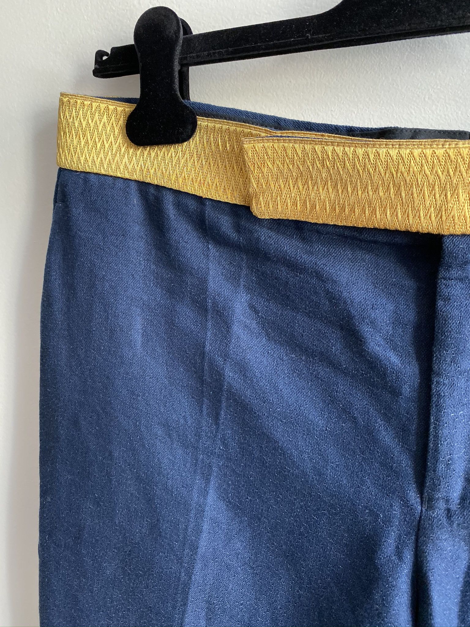 Haider Ackermann Pants with Yellow Belt Size US 36 / EU 52 - 2 Thumbnail