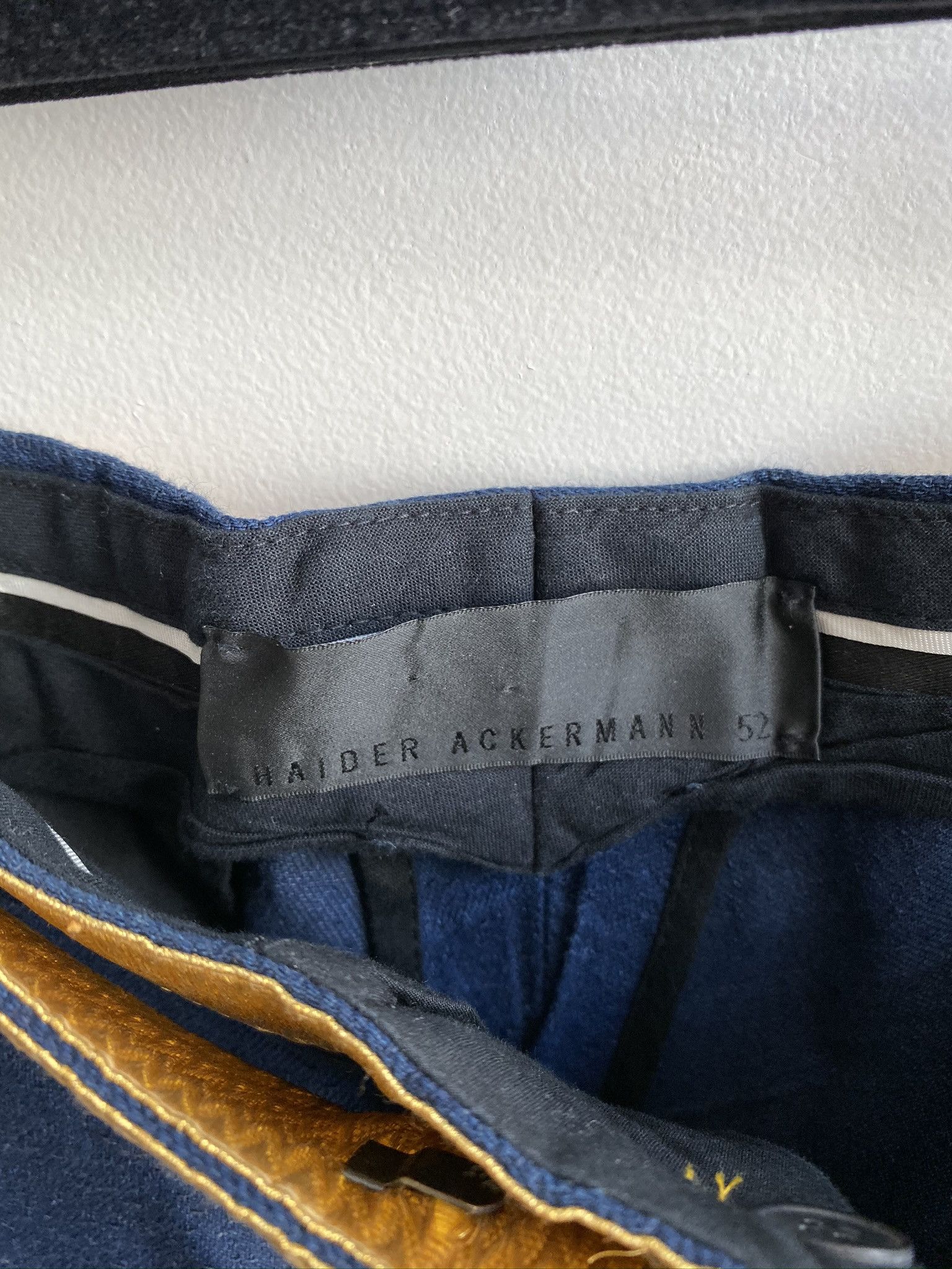 Haider Ackermann Pants with Yellow Belt Size US 36 / EU 52 - 5 Thumbnail