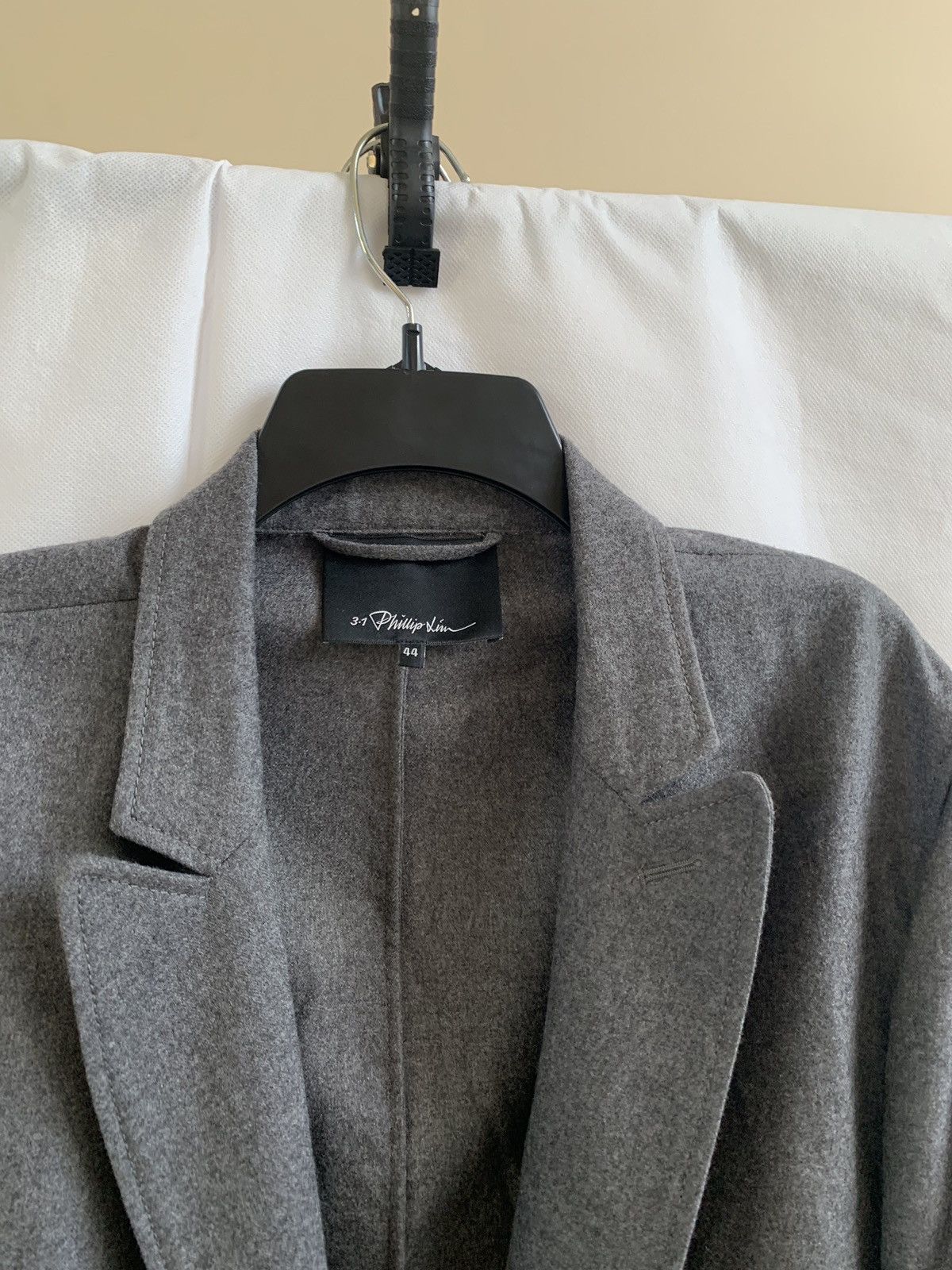3.1 Phillip Lim Unconstructed Grey Wool Blazer Size US L / EU 52-54 / 3 - 5 Thumbnail