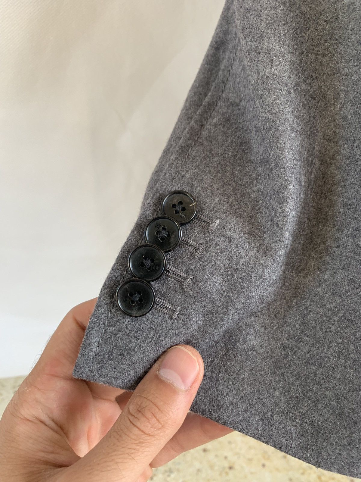 3.1 Phillip Lim Unconstructed Grey Wool Blazer Size US L / EU 52-54 / 3 - 4 Thumbnail