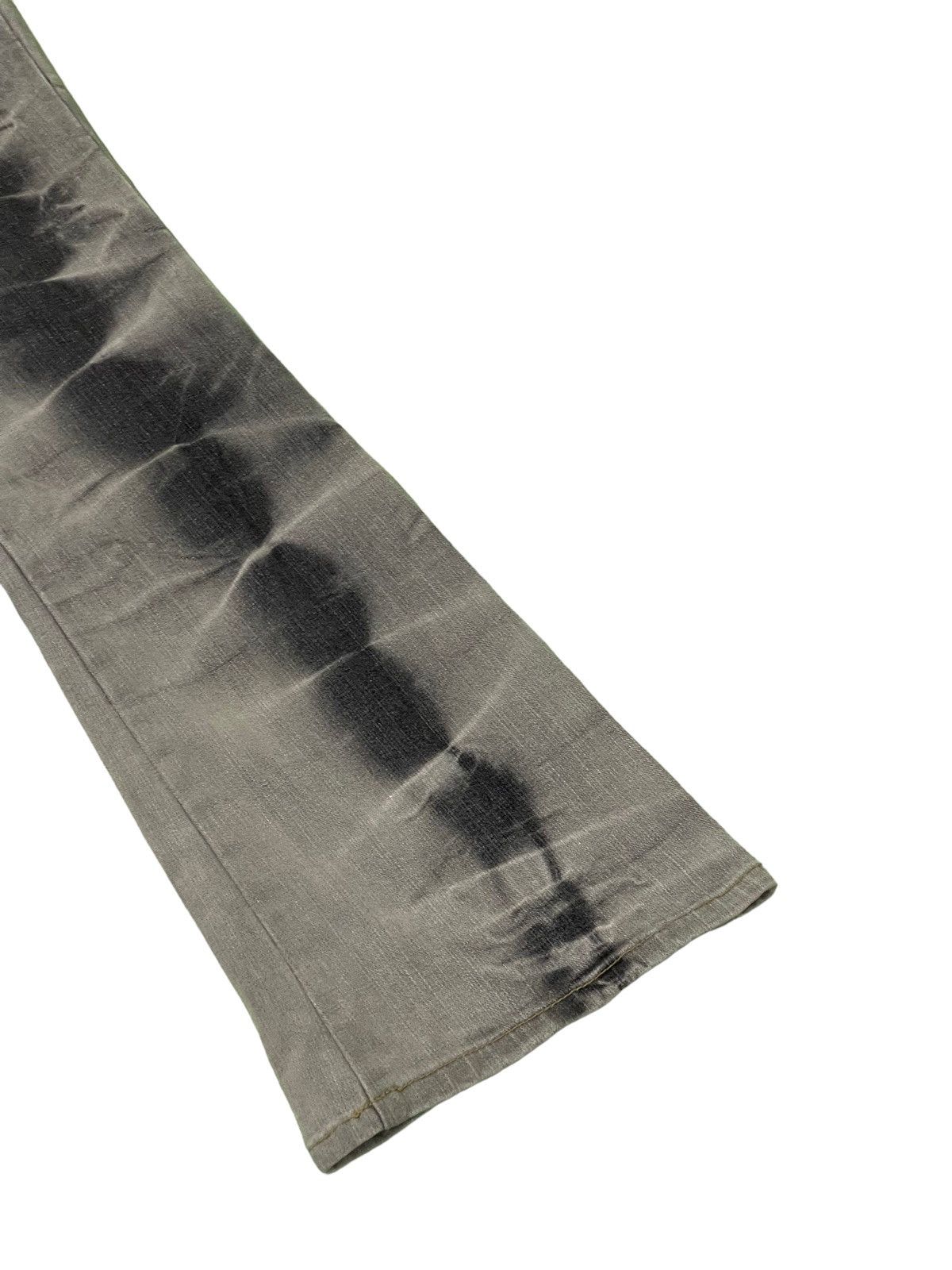 Japanese Brand Flare Jeans Daily Topics Acid Wash Stretch Skinny 4🟦4 Size US 29 - 4 Thumbnail