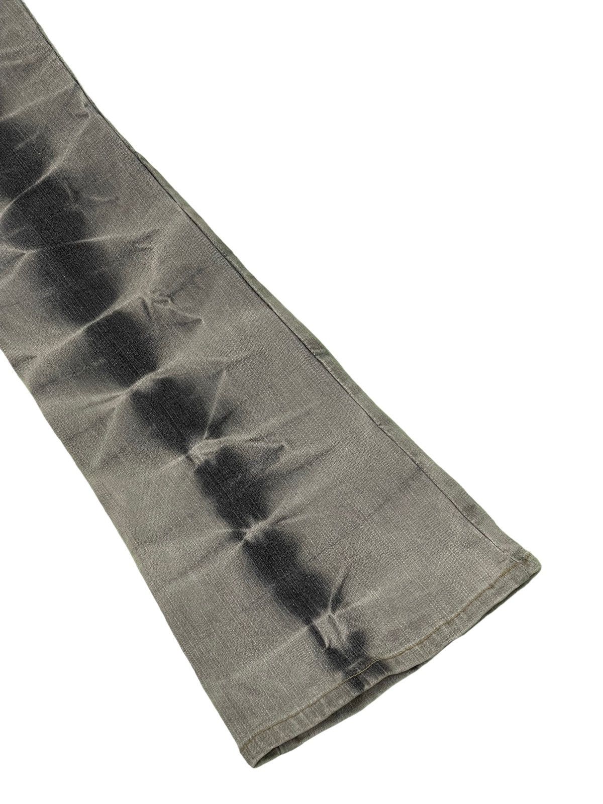 Japanese Brand Flare Jeans Daily Topics Acid Wash Stretch Skinny 4🟦4 Size US 29 - 14 Thumbnail