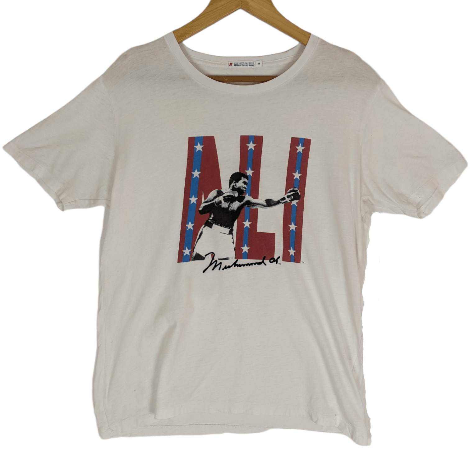Japanese Brand UNIQLO x MUHAMMAD ALI Famous Boxer T-Shirt Size US M / EU 48-50 / 2 - 2 Thumbnail