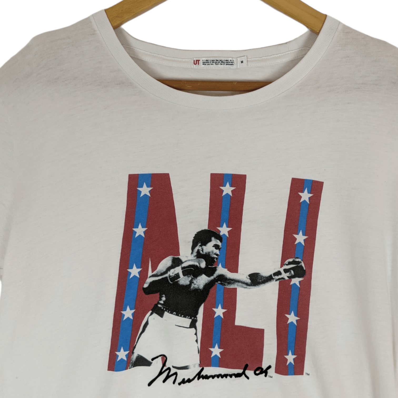 Japanese Brand UNIQLO x MUHAMMAD ALI Famous Boxer T-Shirt Size US M / EU 48-50 / 2 - 4 Thumbnail