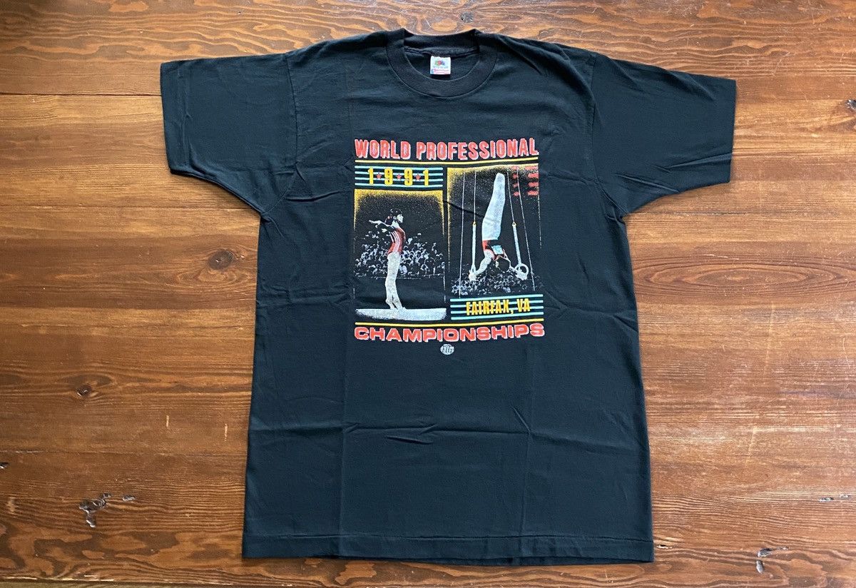 Vintage 1991 World Gymnastic Championships Single Stitch Tee
