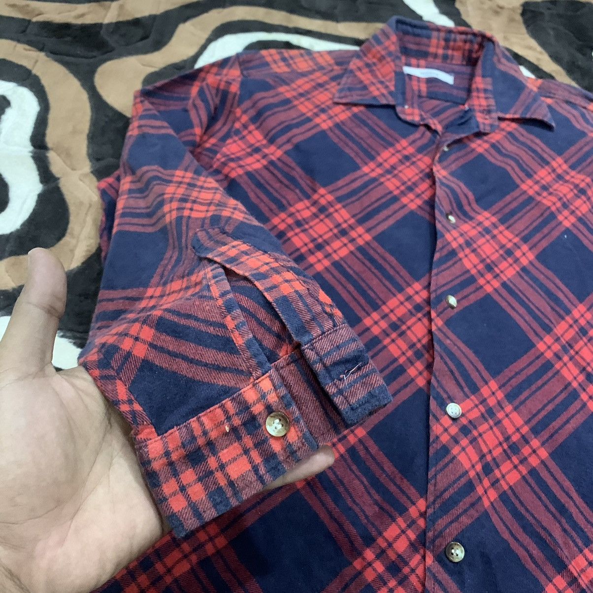 Flannel GILBEY Vintag 90s Tartan Plaid ButtonUp Punk Flannel Jacket Size US M / EU 48-50 / 2 - 6 Thumbnail