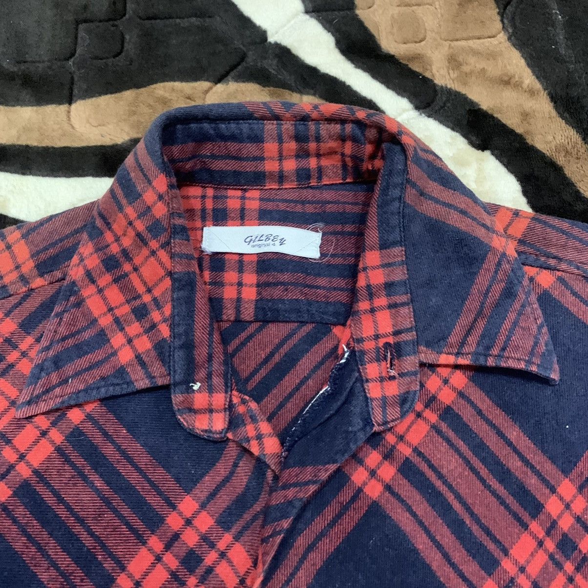 Flannel GILBEY Vintag 90s Tartan Plaid ButtonUp Punk Flannel Jacket Size US M / EU 48-50 / 2 - 7 Thumbnail