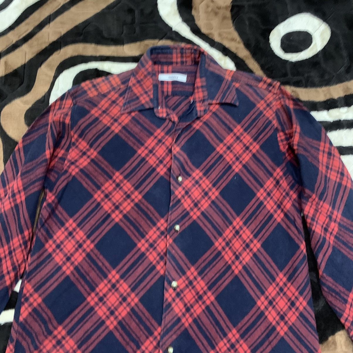 Flannel GILBEY Vintag 90s Tartan Plaid ButtonUp Punk Flannel Jacket Size US M / EU 48-50 / 2 - 3 Thumbnail