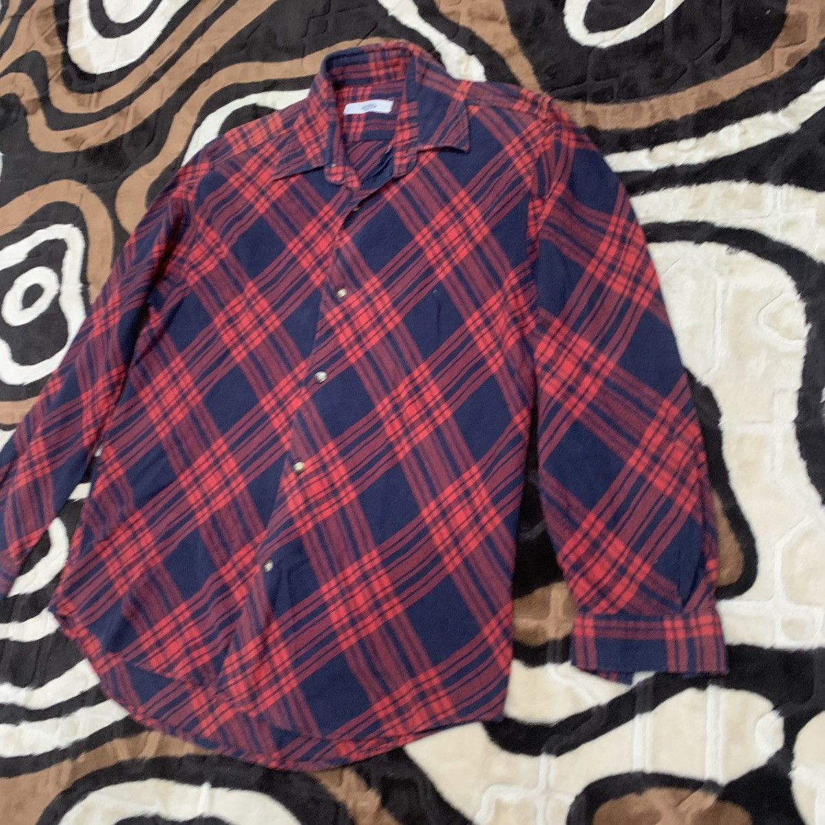 Flannel GILBEY Vintag 90s Tartan Plaid ButtonUp Punk Flannel Jacket Size US M / EU 48-50 / 2 - 5 Thumbnail