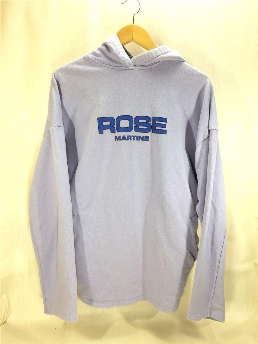 image of Martine Rose Oversized Boxy Logo Hoodie in Lilac, Men's (Size Small)