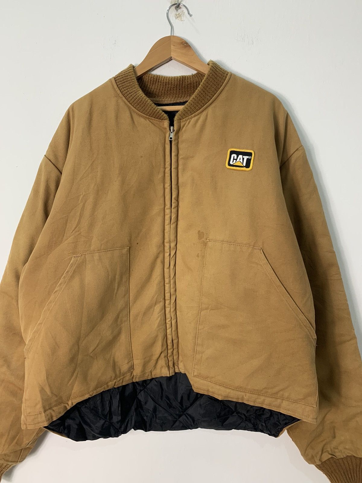 Caterpillar Vintage CAT Caterpillar Workwear Chore Jacket Duck Jacket Size US XL / EU 56 / 4 - 2 Thumbnail