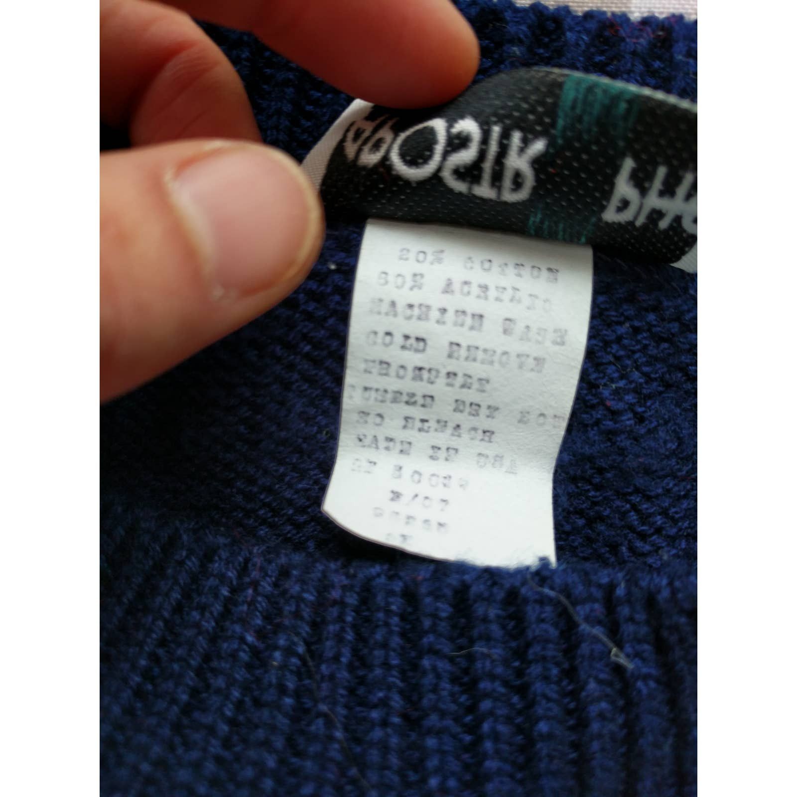 Vintage Vintage Apostrophe Nautical Anchor Stripe Knit Sweater Size US XL / EU 56 / 4 - 5 Thumbnail