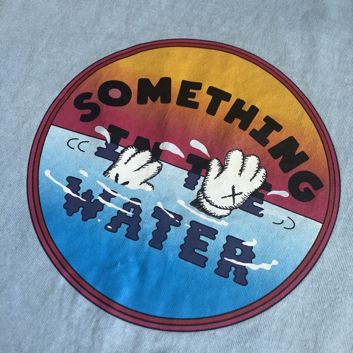 Pangaia Pangaia x KAWS Something in the Water 2019 Graphic Logo Tee Size US XXL / EU 58 / 5 - 3 Thumbnail