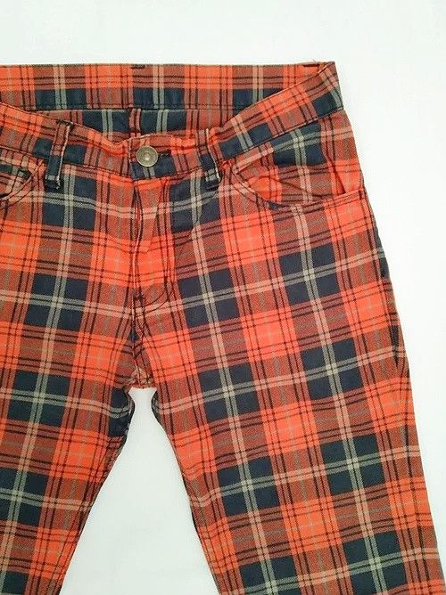 Japanese Brand Japanese Brand Red Tartan Checkered Pants Size US 31 - 3 Thumbnail