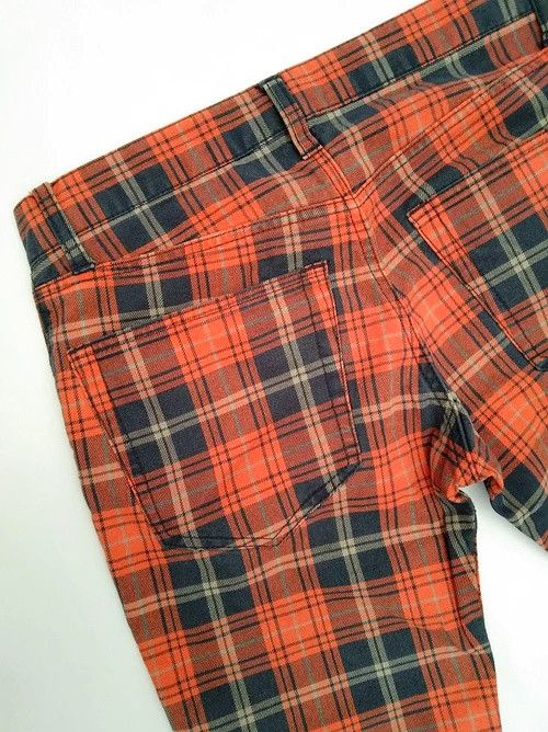 Japanese Brand Japanese Brand Red Tartan Checkered Pants Size US 31 - 6 Thumbnail